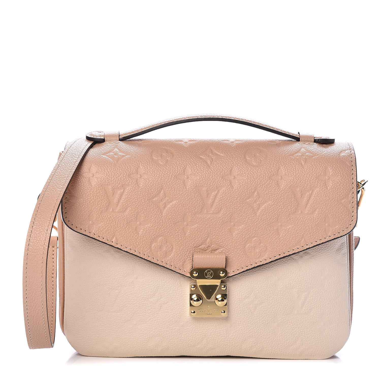 louis vuitton pochette metis beige rose creme