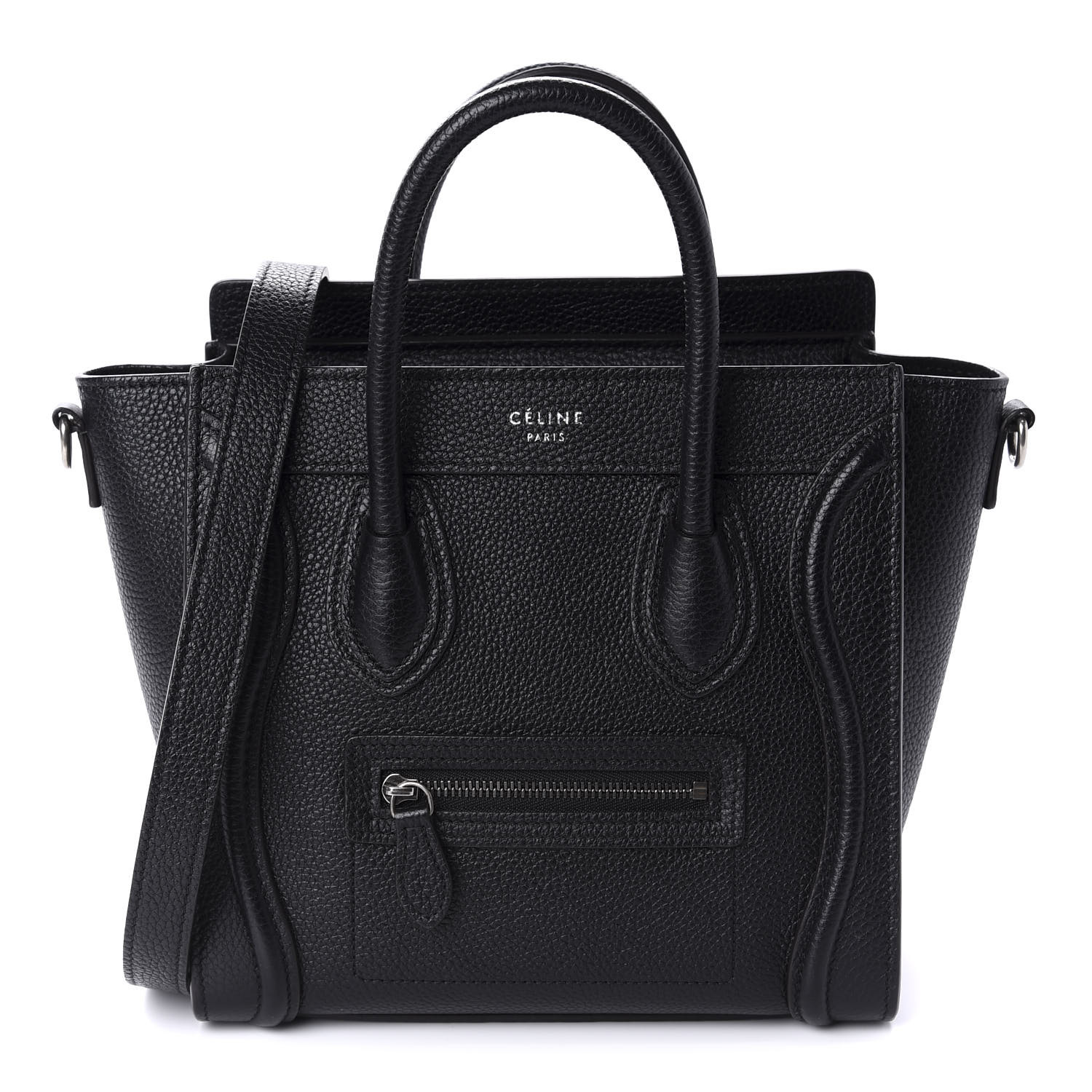 celine baby drummed calfskin nano luggage bag