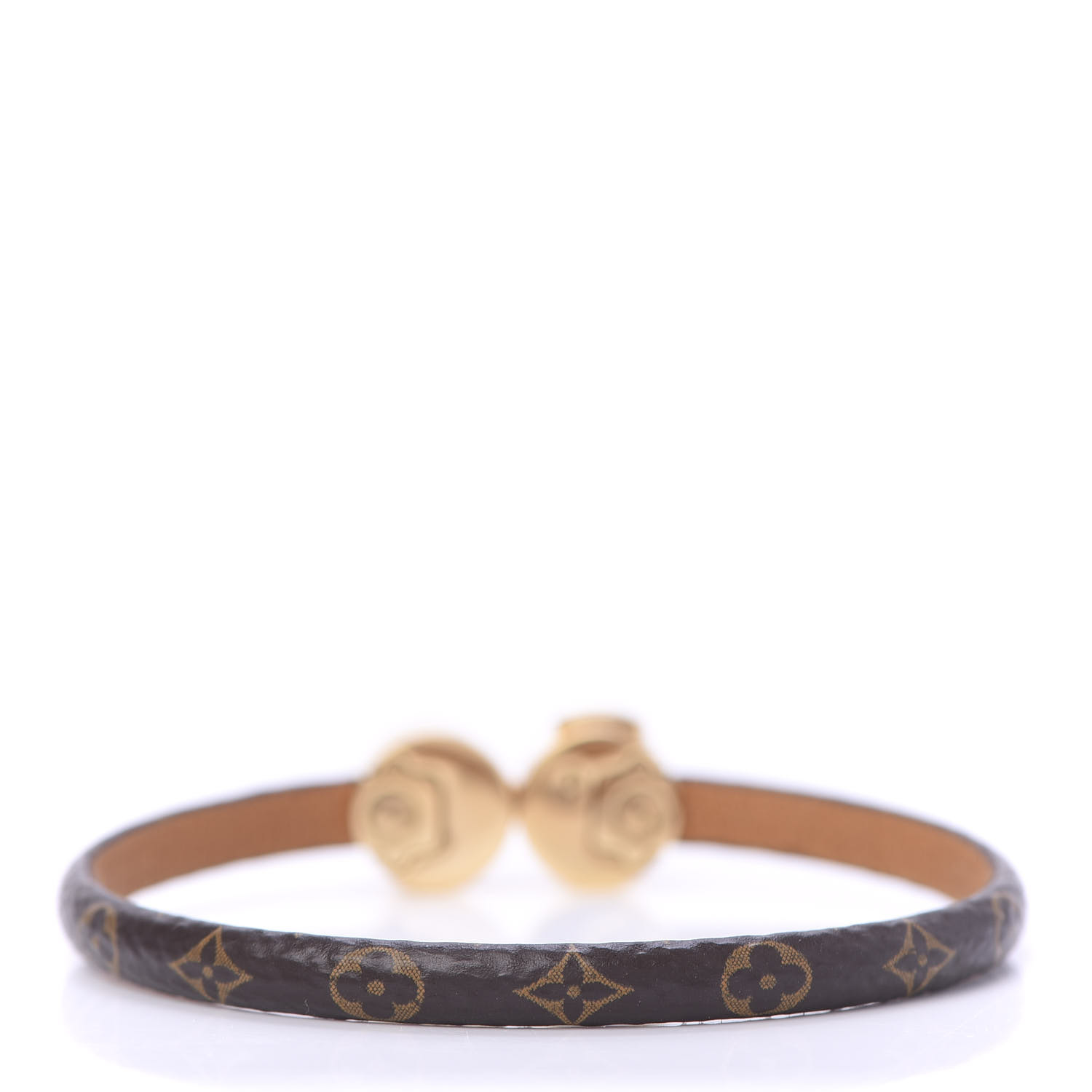 louis vuitton monogram bracelet silver