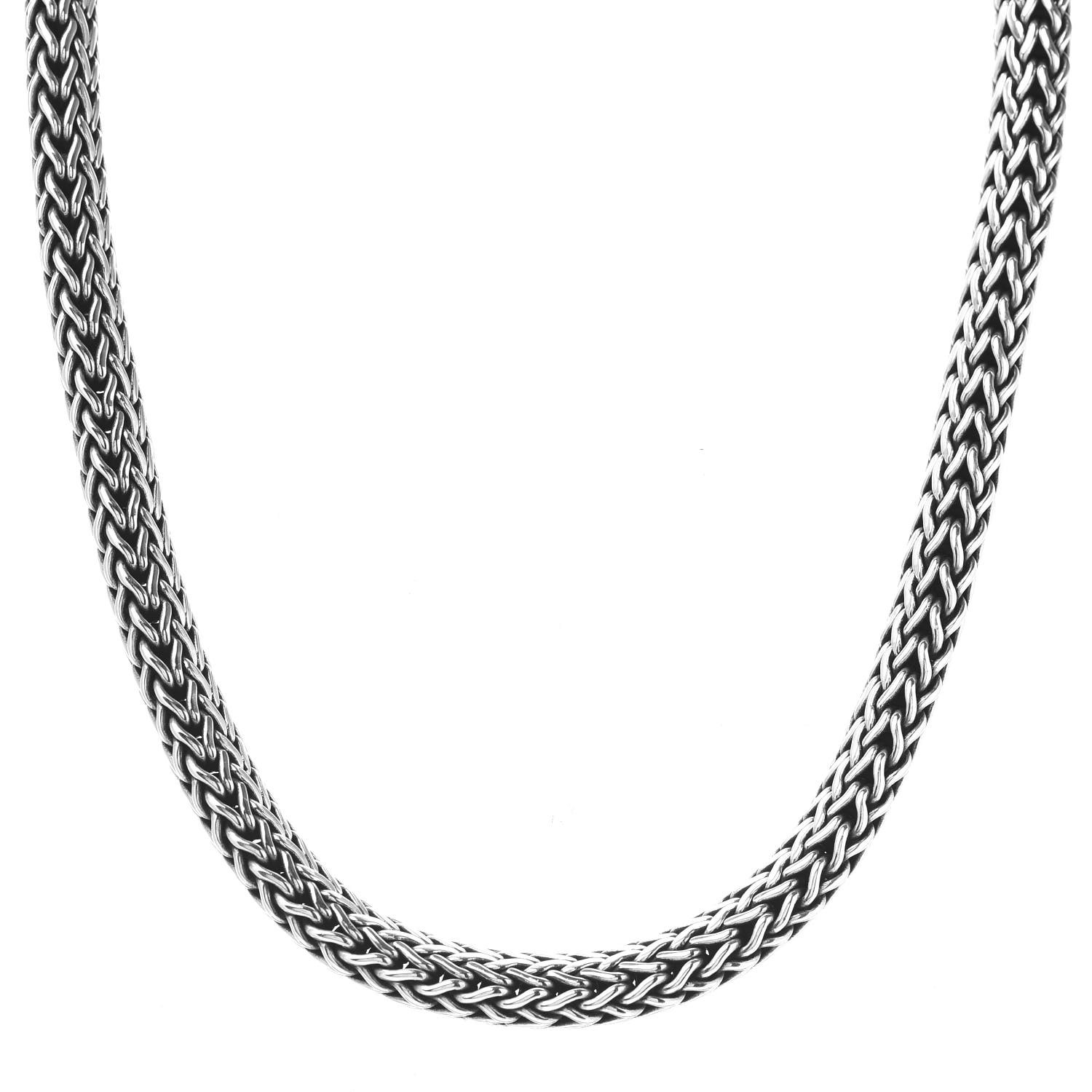 JOHN HARDY Sterling Silver 18K Yellow Gold 11mm Classic Chain Necklace ...