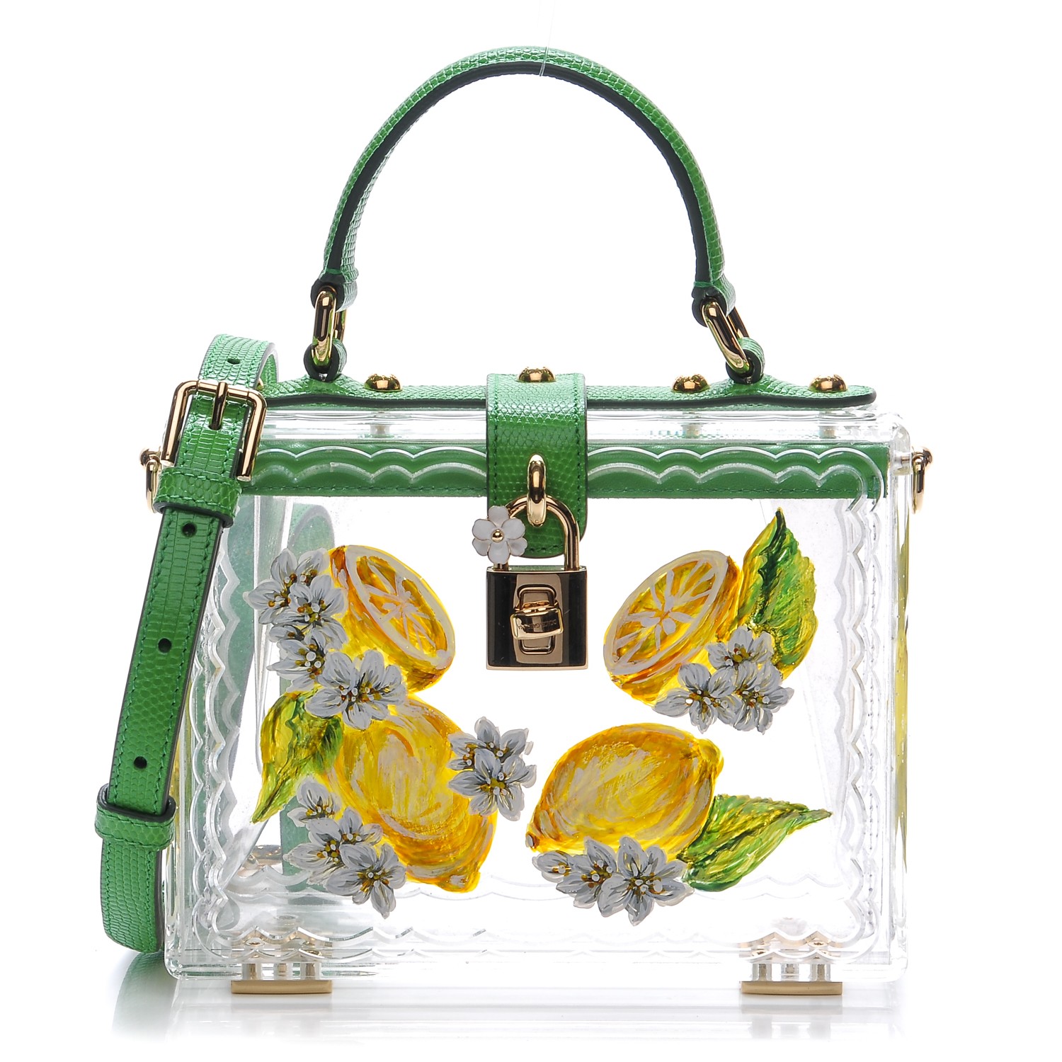 dolce and gabbana clear bag