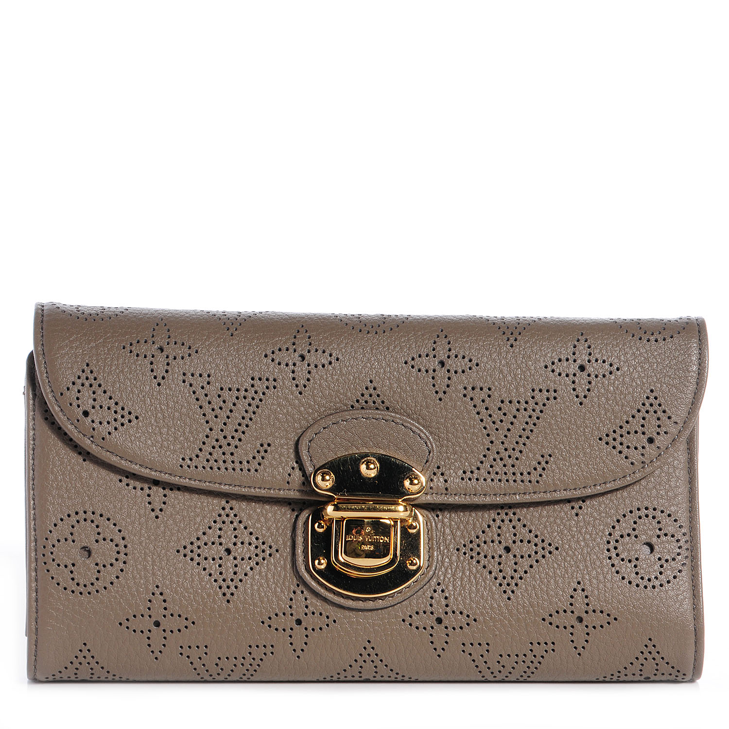 LOUIS VUITTON Mahina Amelia Wallet Taupe 75330