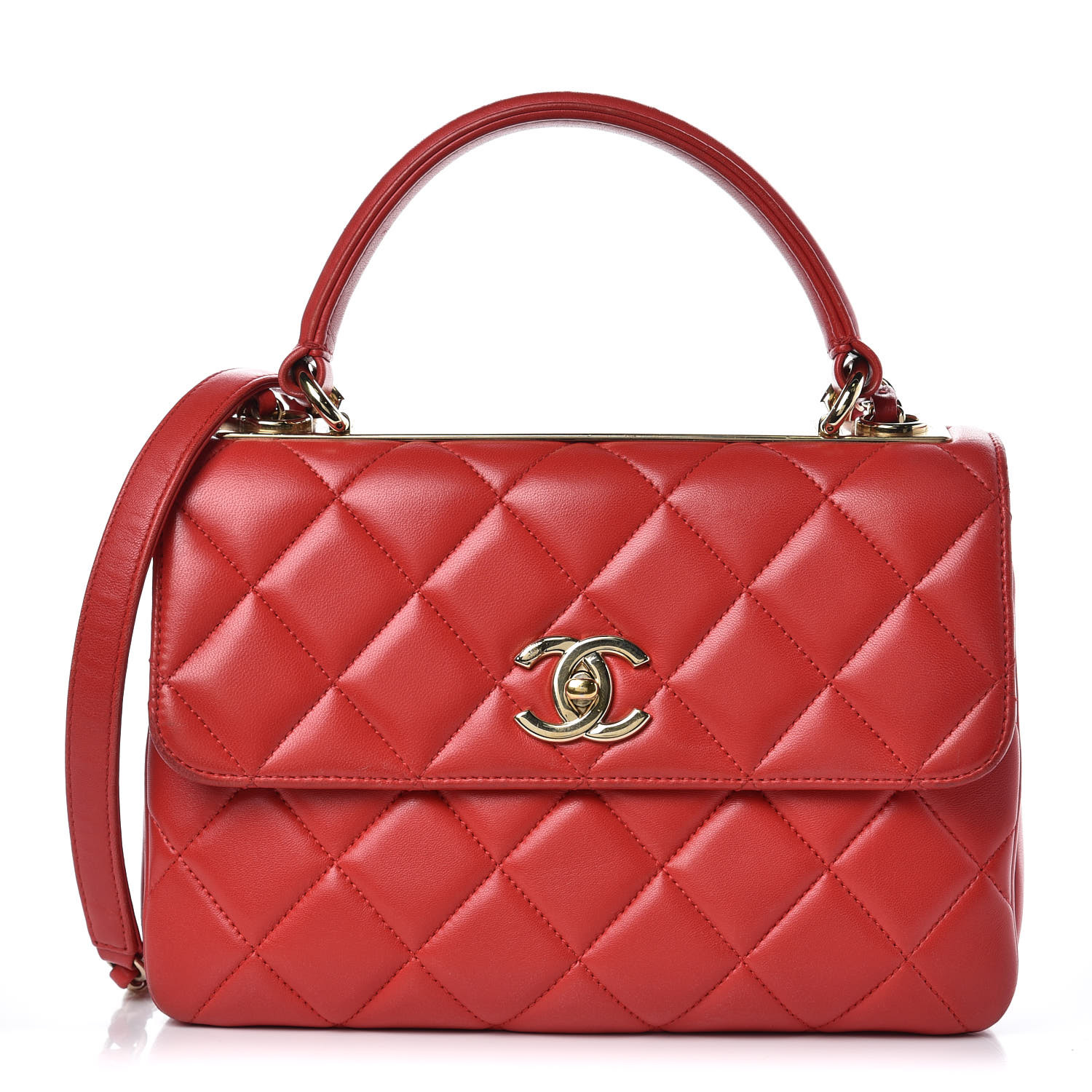 chanel trendy cc red