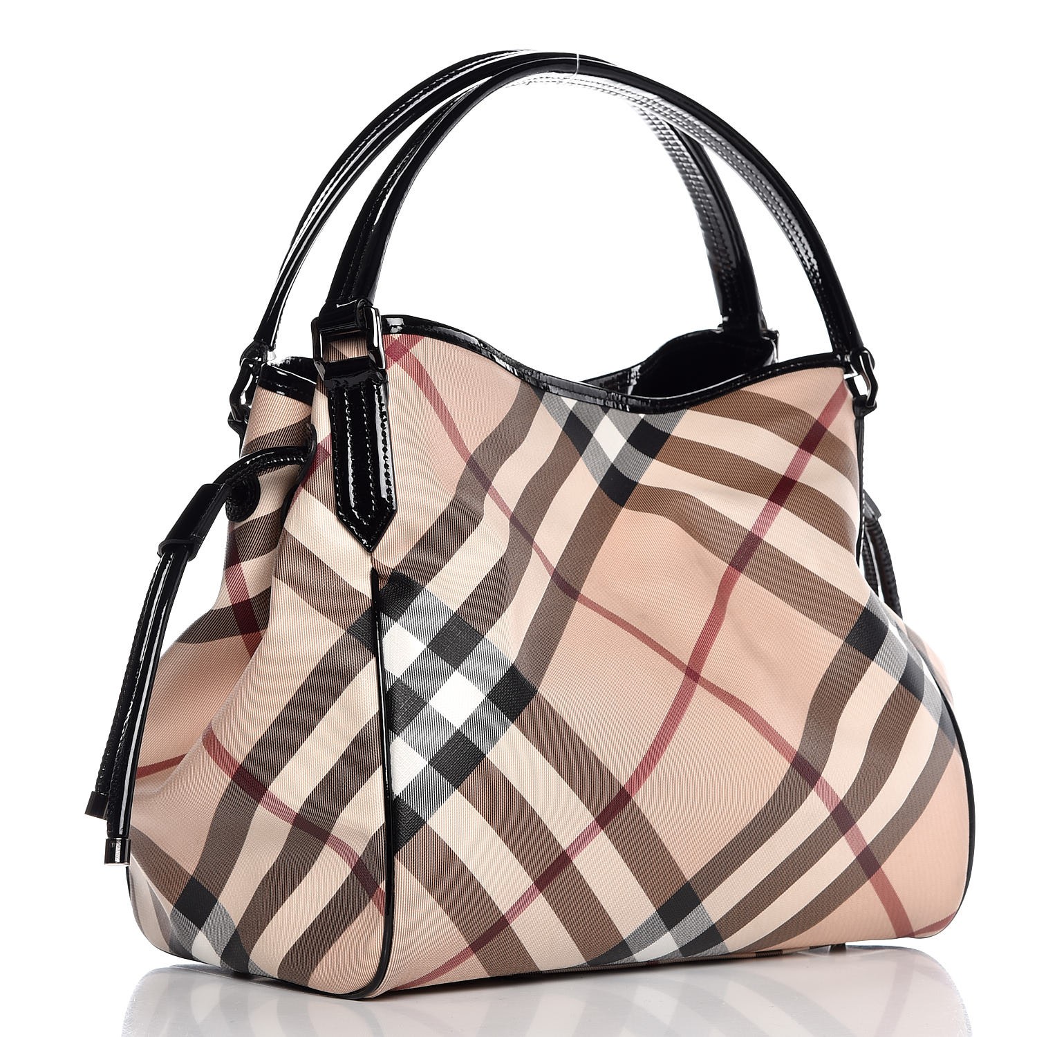 nova check burberry tote