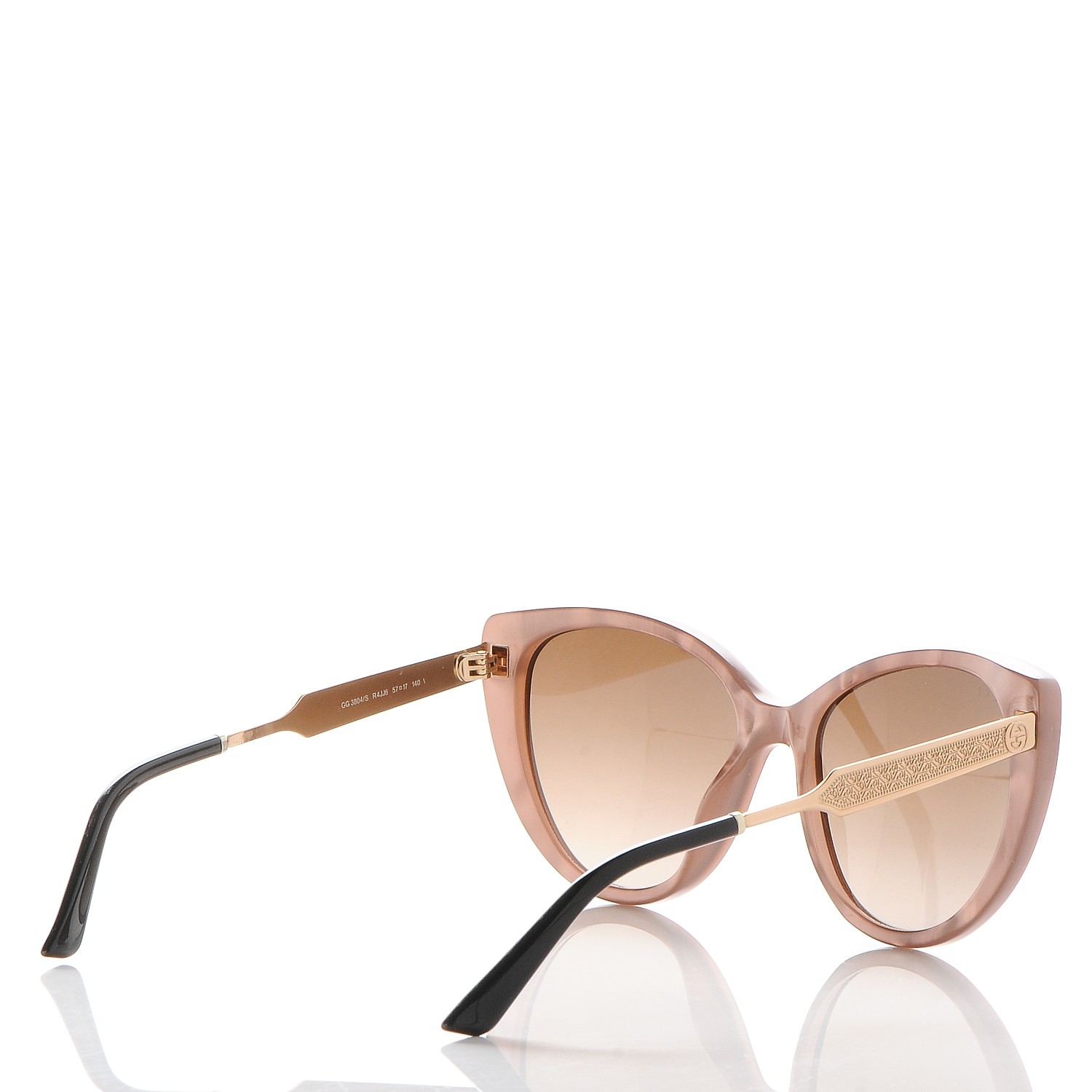 Gucci Cat Eye Sunglasses Gg 3804s Pink 208153 