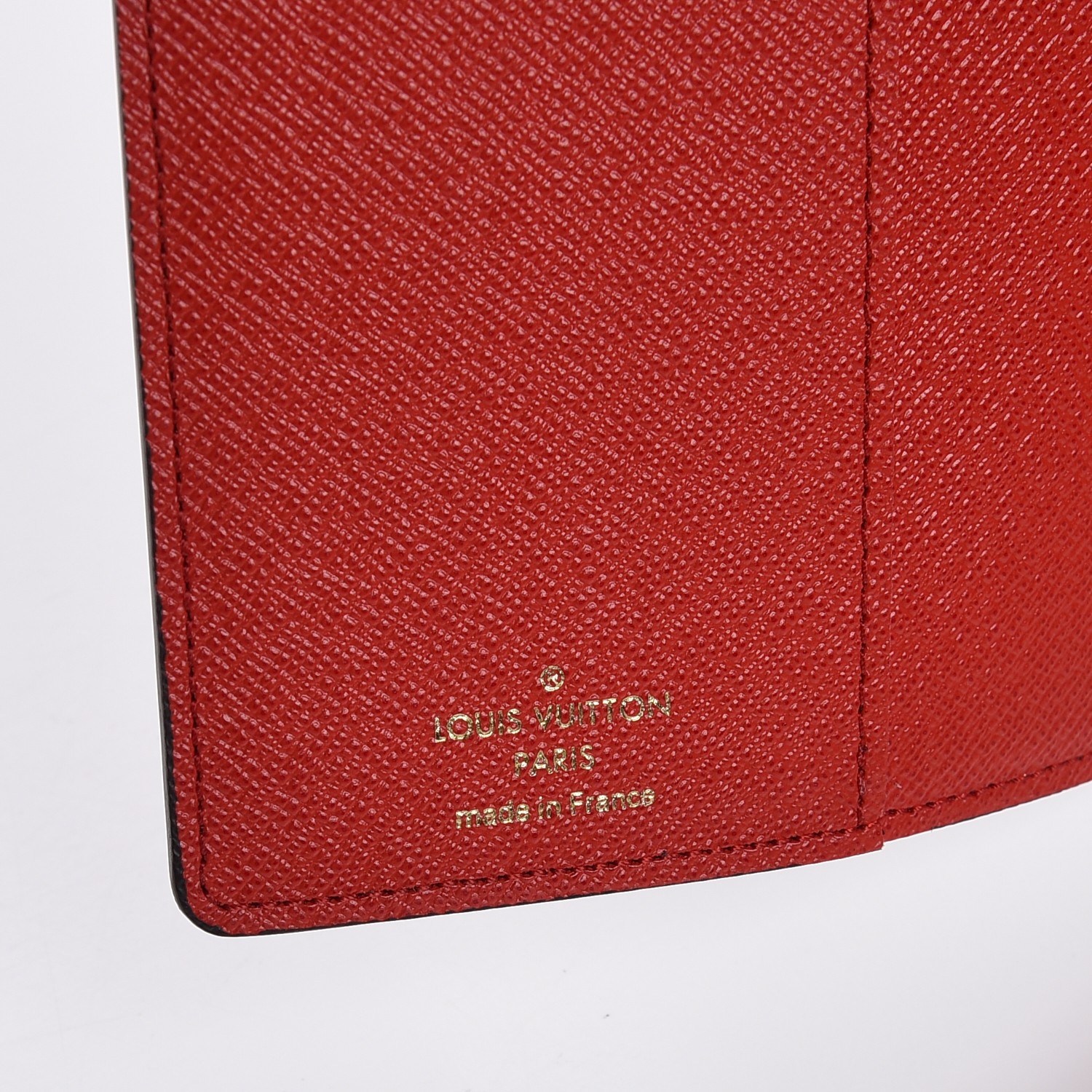 Louis Vuitton LV Notebook Cover Paul MM new Red Cloth ref.841165