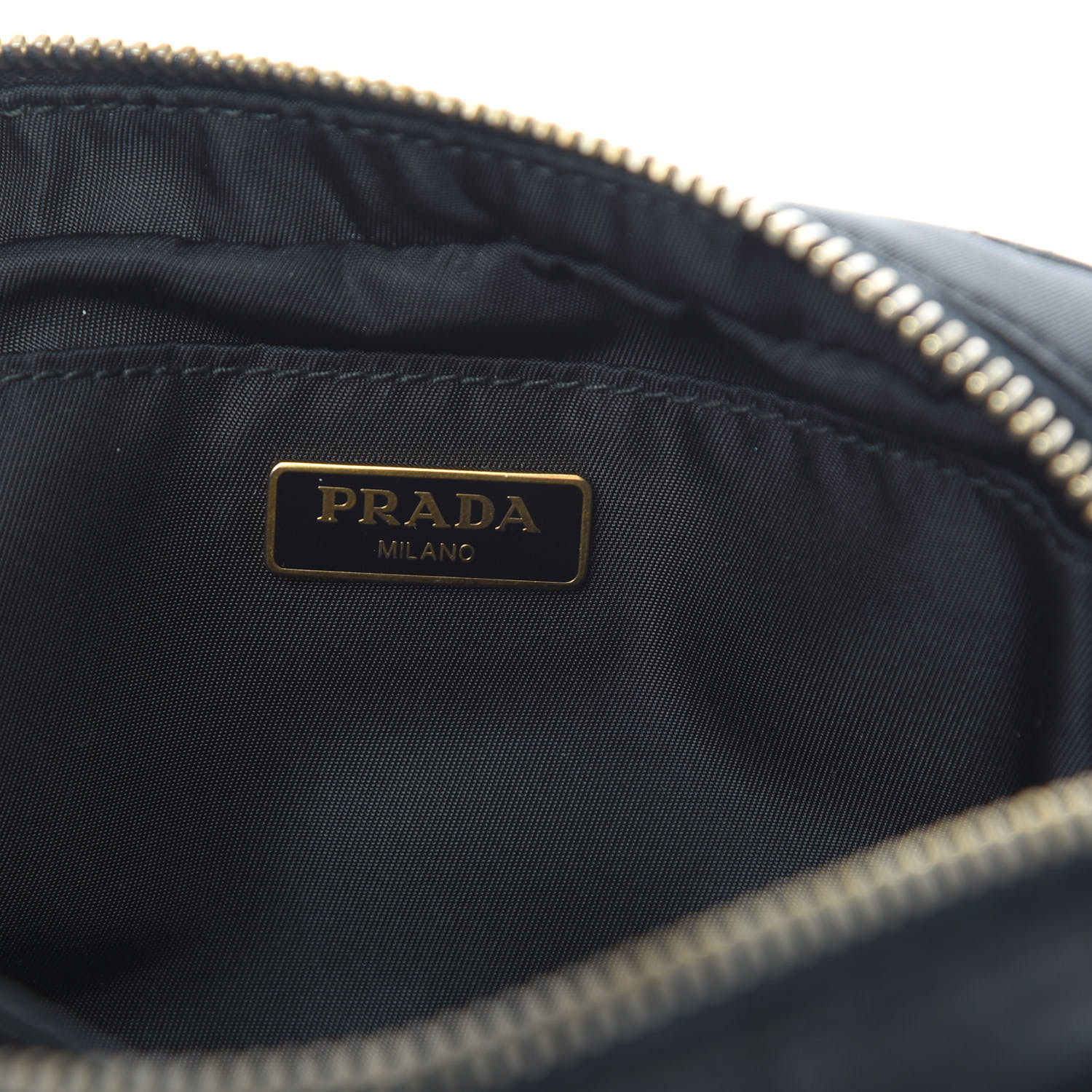 PRADA Tessuto Nylon Mini Camera Crossbody Bag Black 712616 | FASHIONPHILE