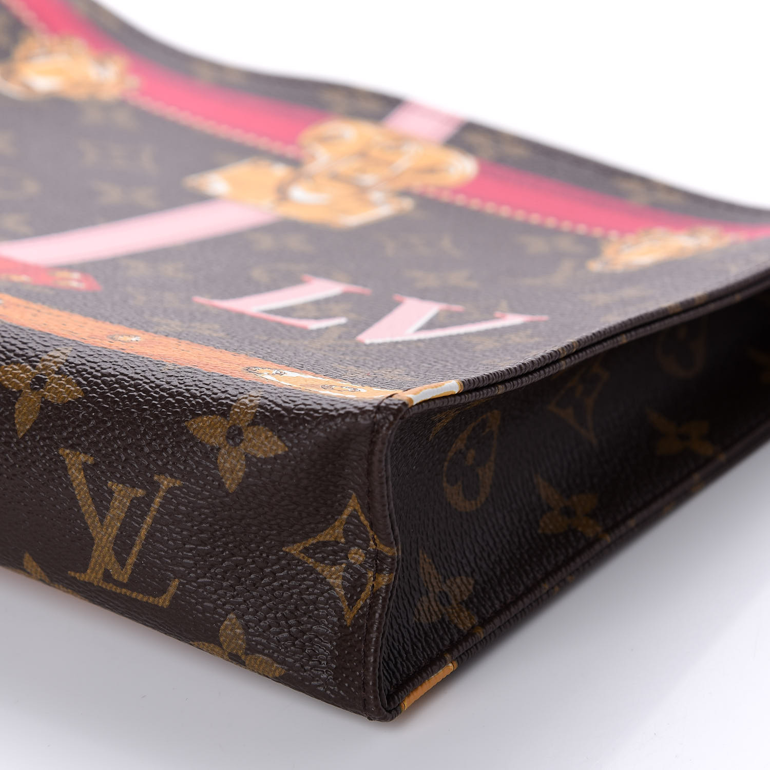 Louis Vuitton Toiletry Pouch Limited Edition Summer Trunks Monogram Canvas  26