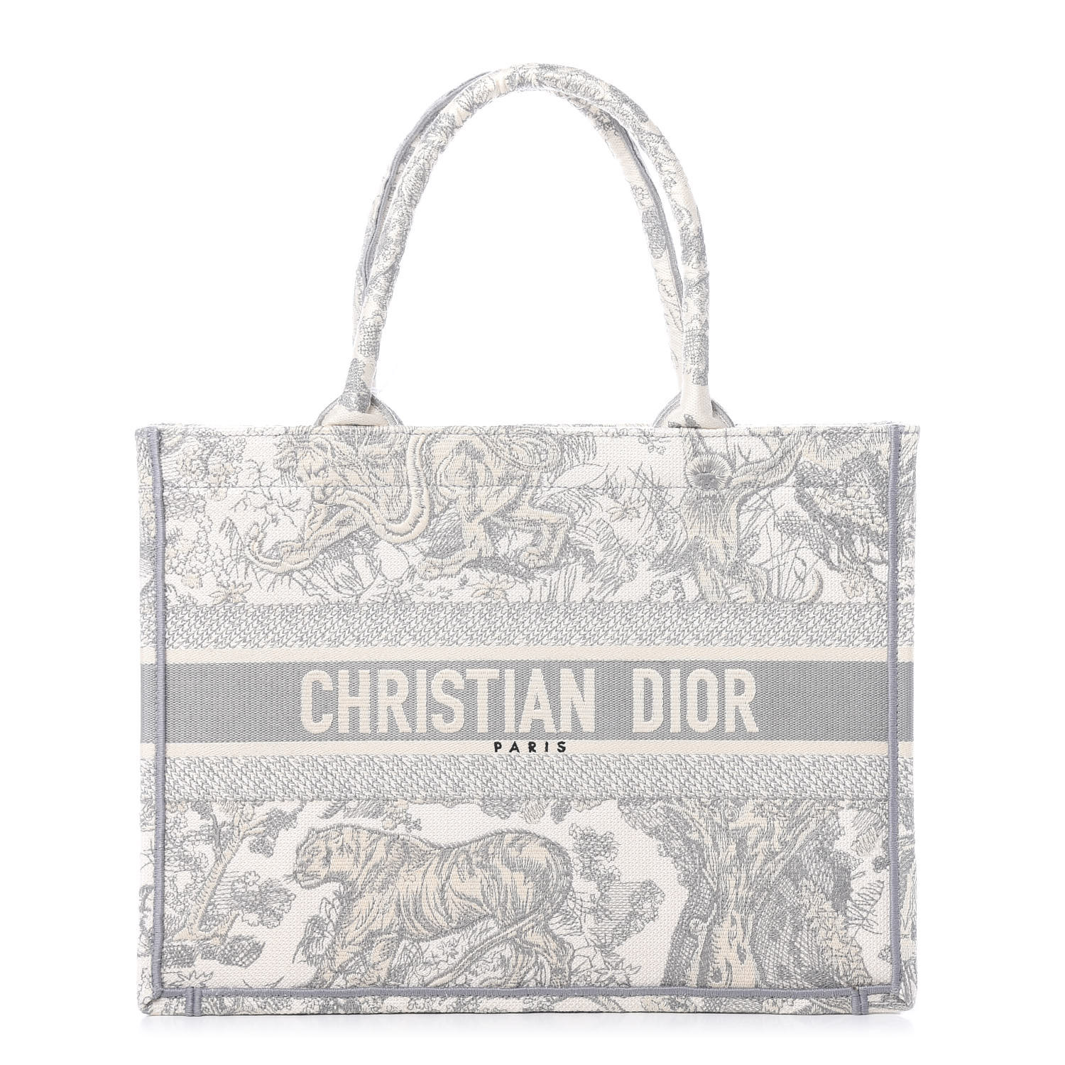 CHRISTIAN DIOR Embroidered Toile De Jouy Small Dioriviera Canvas Book ...