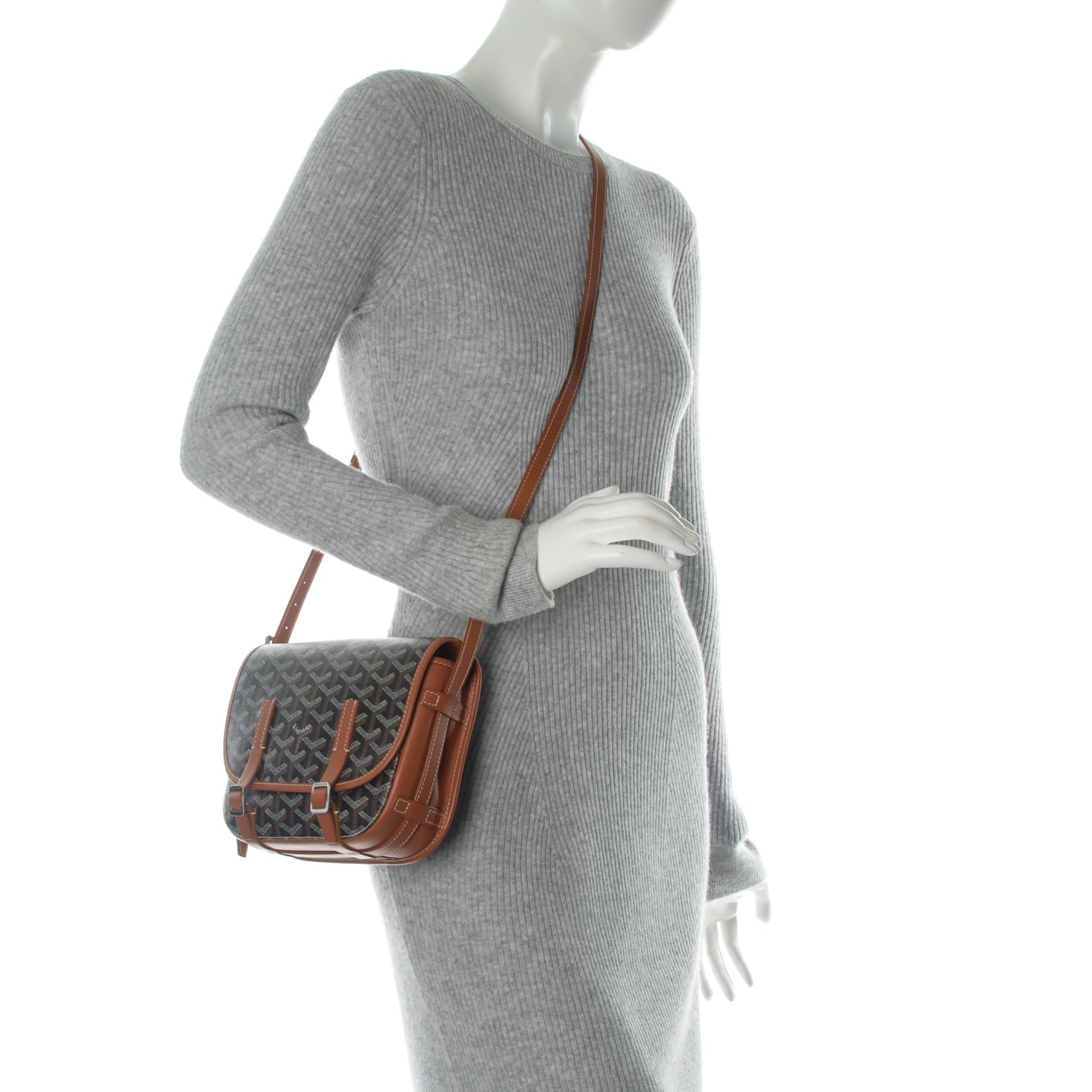 Goyard Belvedere PM Grey  Goyard, Authentic handbags, Bags