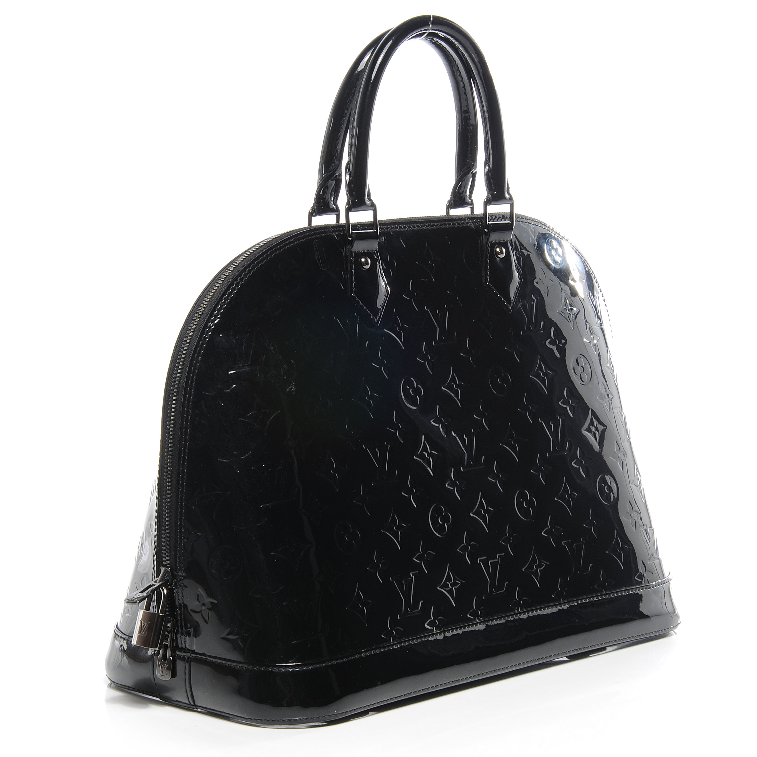 louis vuitton alma vernis black