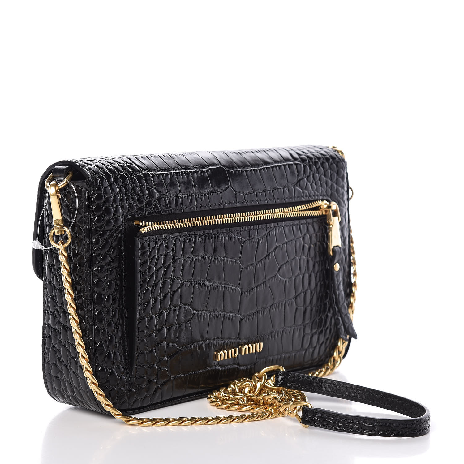 miu miu crocodile bag