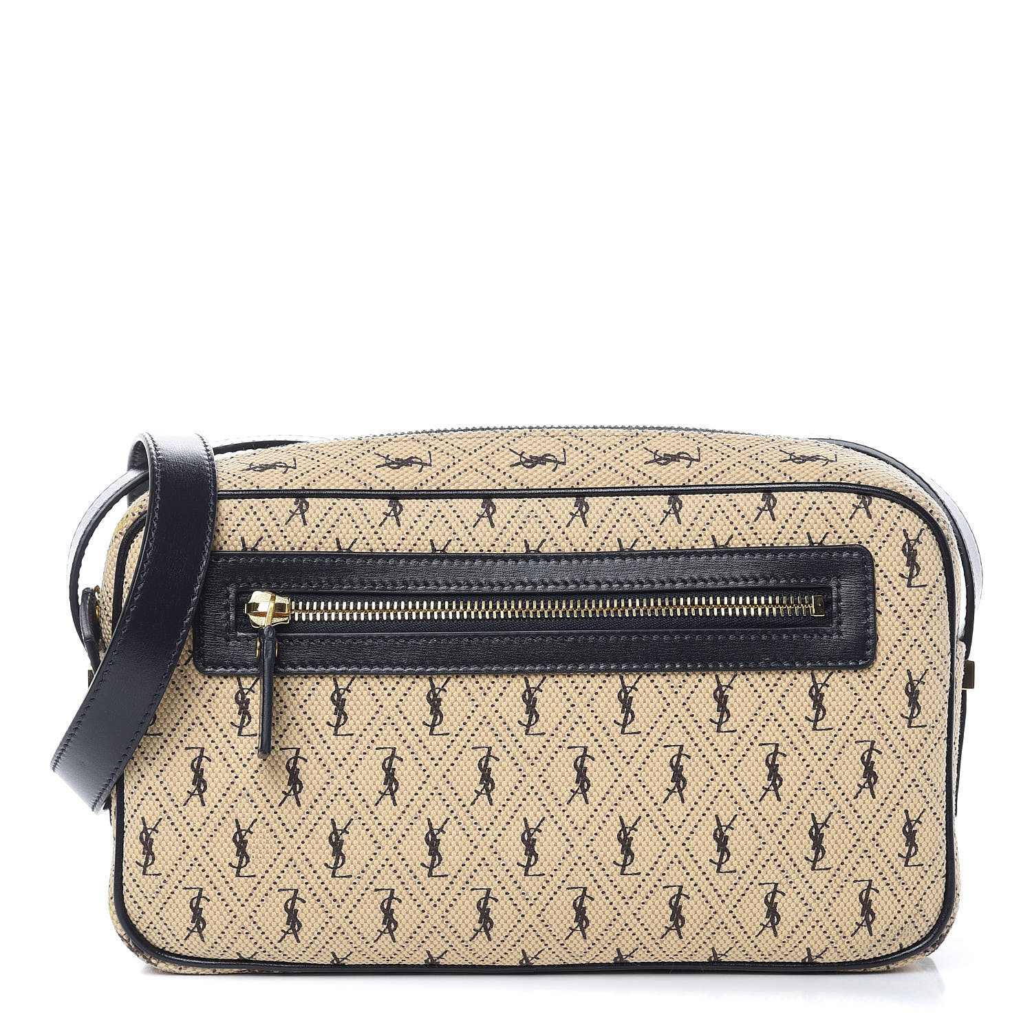 Cross body bags Saint Laurent - Monogram all over small patent leather bag  - 5686041EJ1D1000