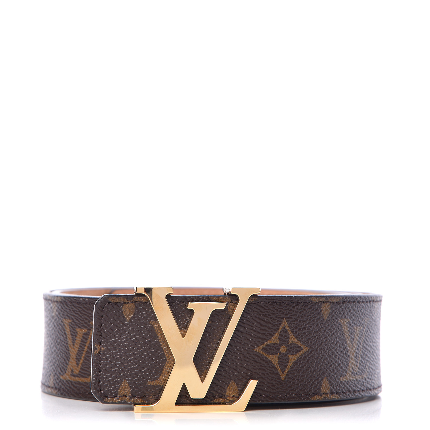 Louis Vuitton Damier Graphite 40mm LV Initiales Belt 95 38