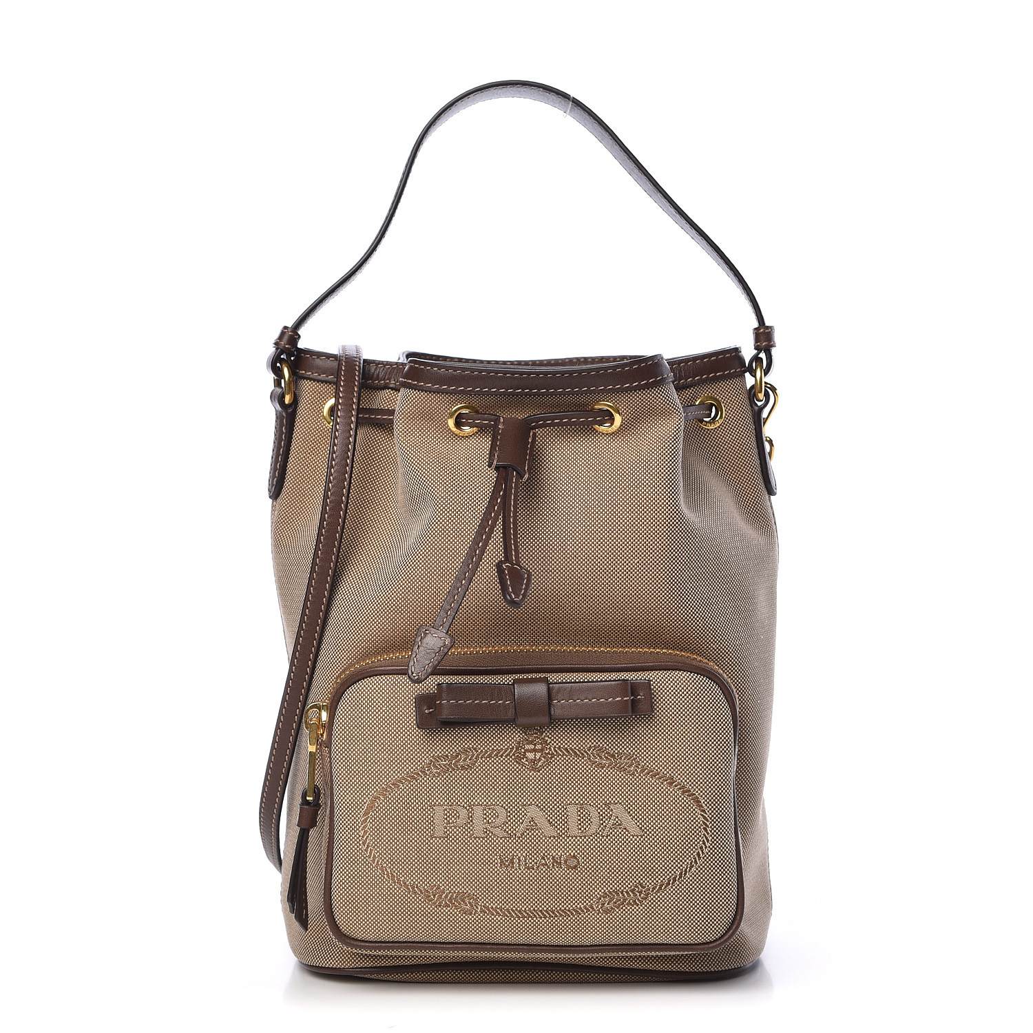 prada bucket crossbody