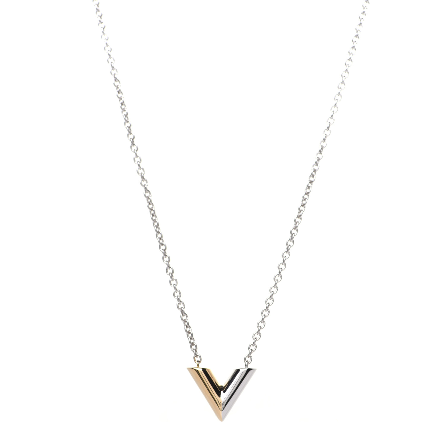 Louis Vuitton 2018-19FW Essential V Necklace (M61083)