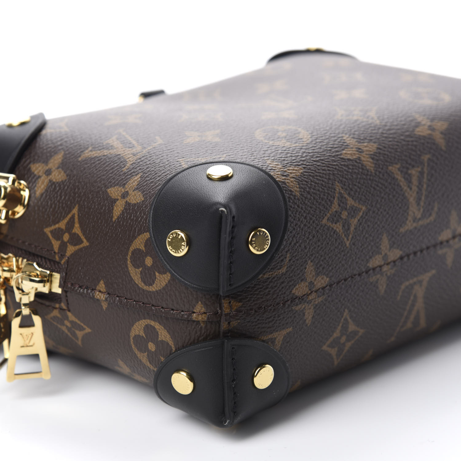 LOUIS VUITTON Monogram Petite Malle Souple Black 682647 FASHIONPHILE