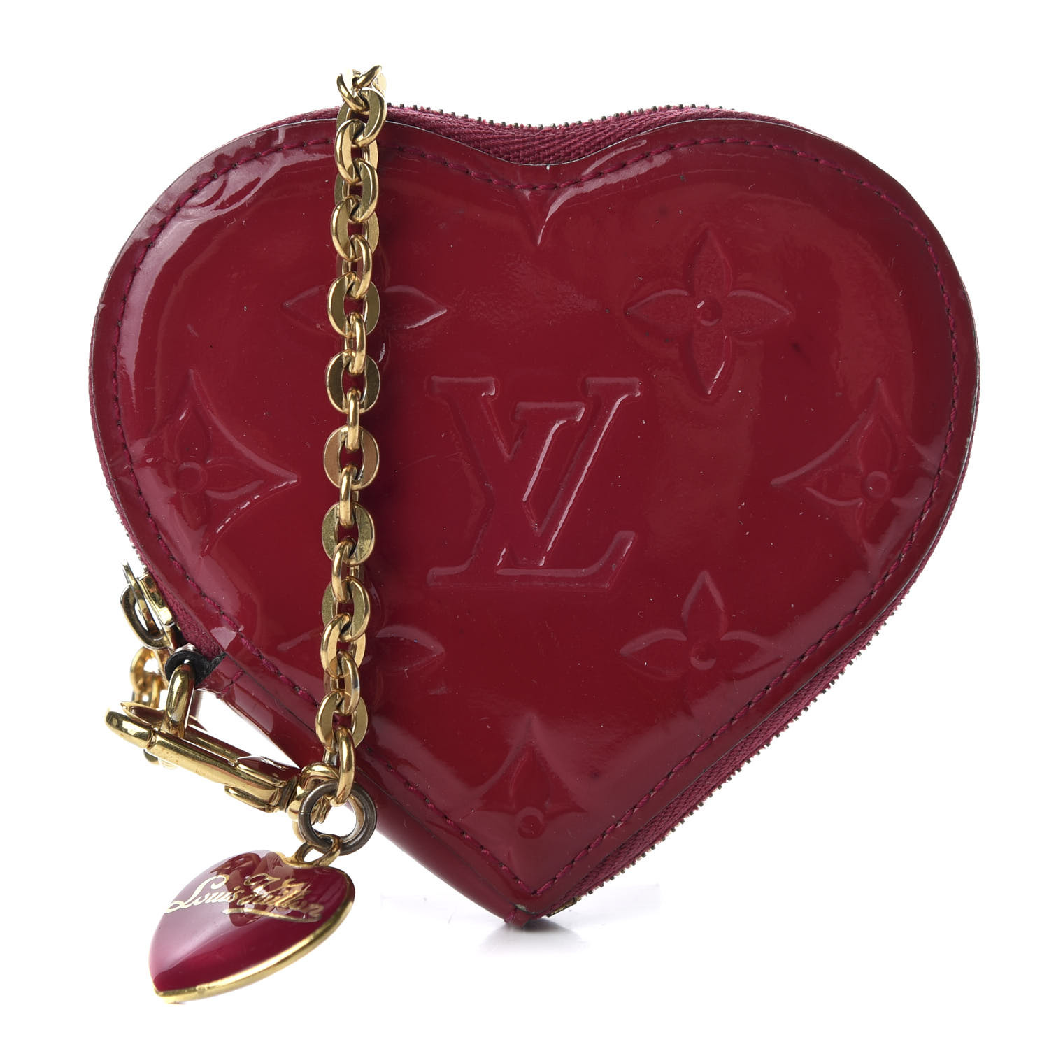 louis vuitton monogram heart coin purse