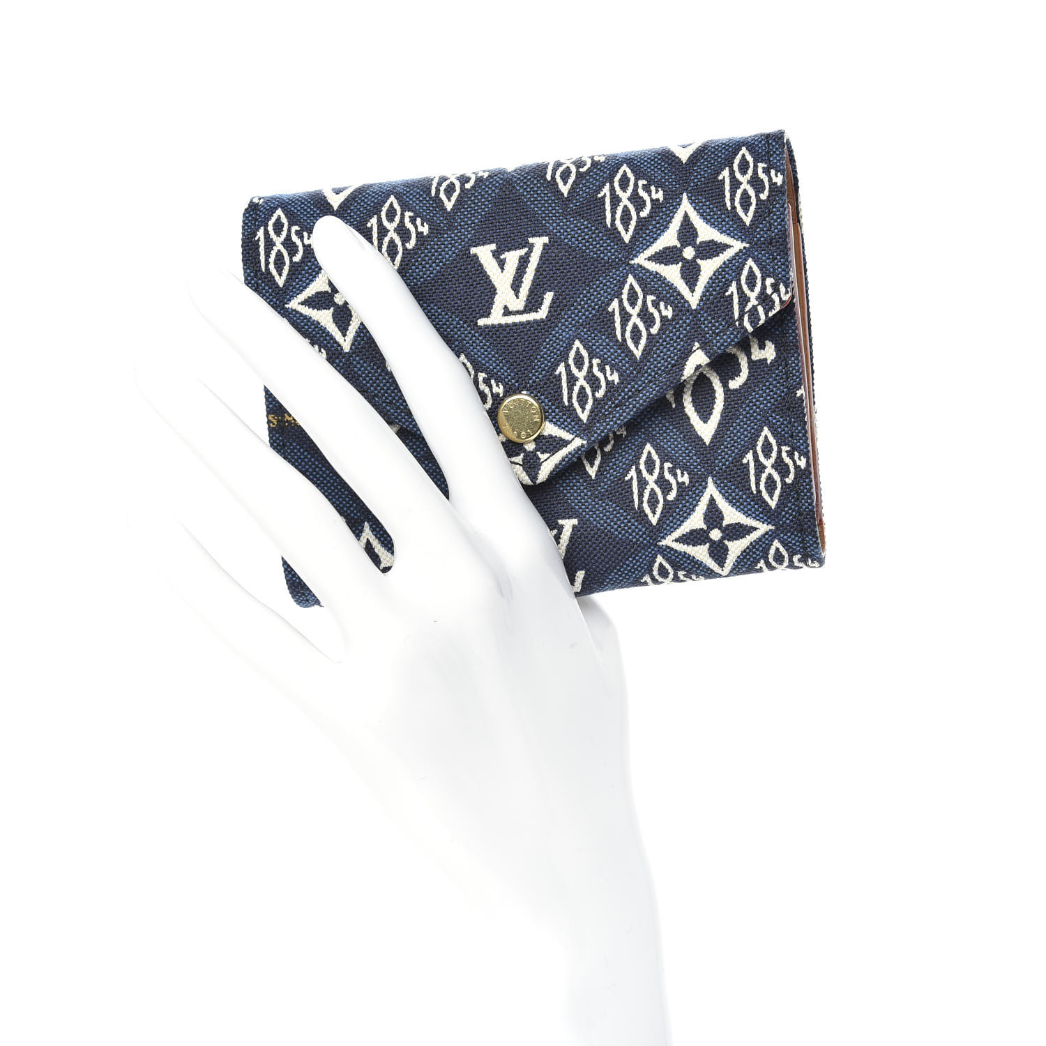 Louis Vuitton Jacquard Since 1854 Victorine Wallet Blue 61 Fashionphile