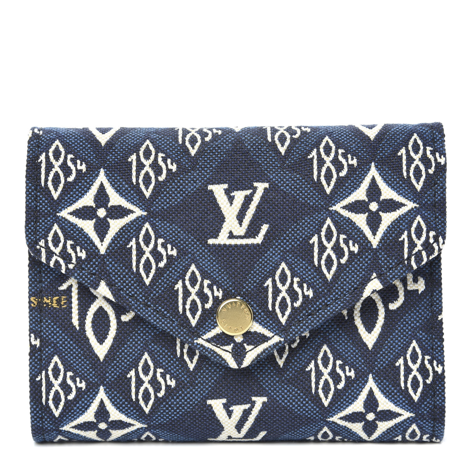 Louis Vuitton Jacquard Since 1854 Victorine Wallet Blue 61 Fashionphile