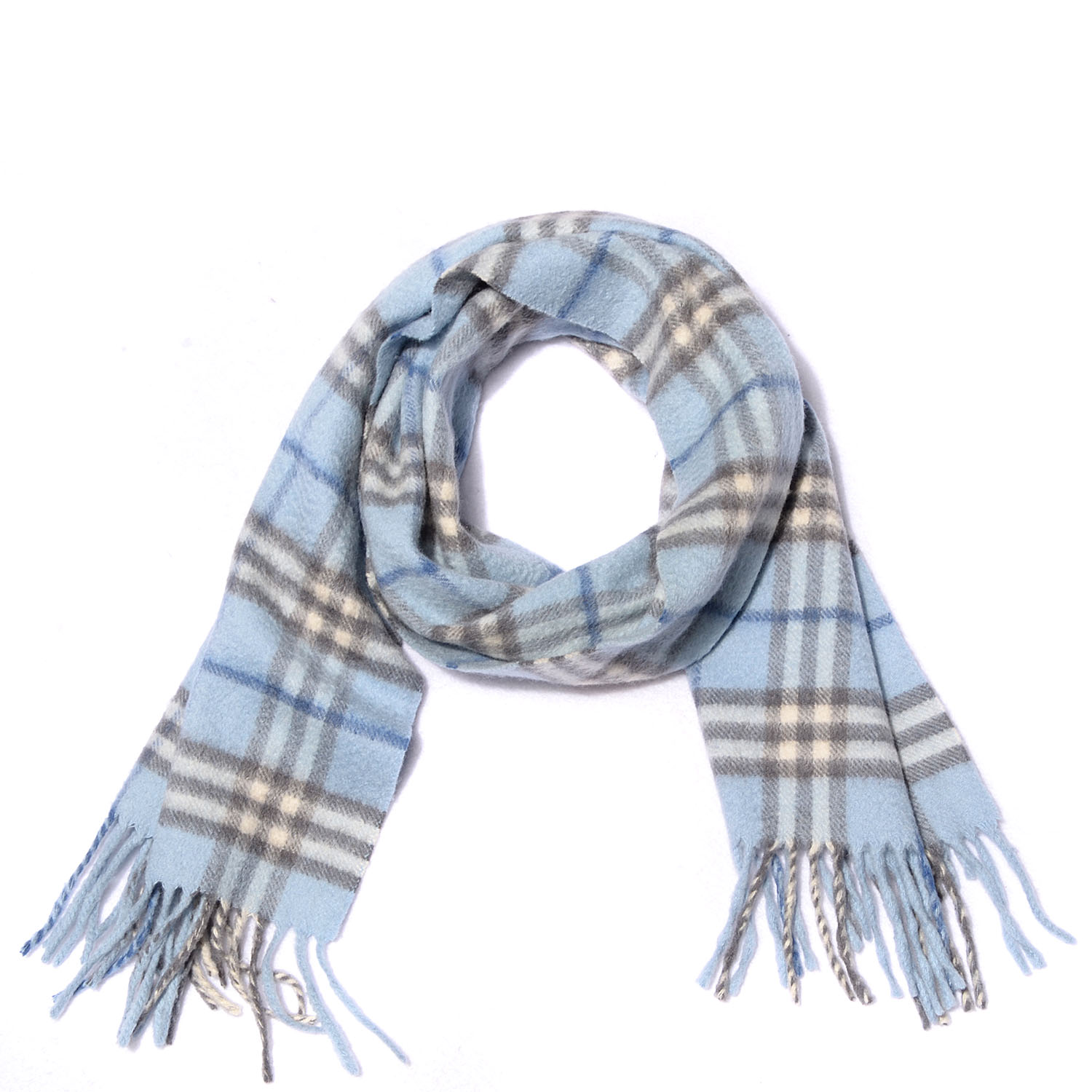 light blue cashmere scarf