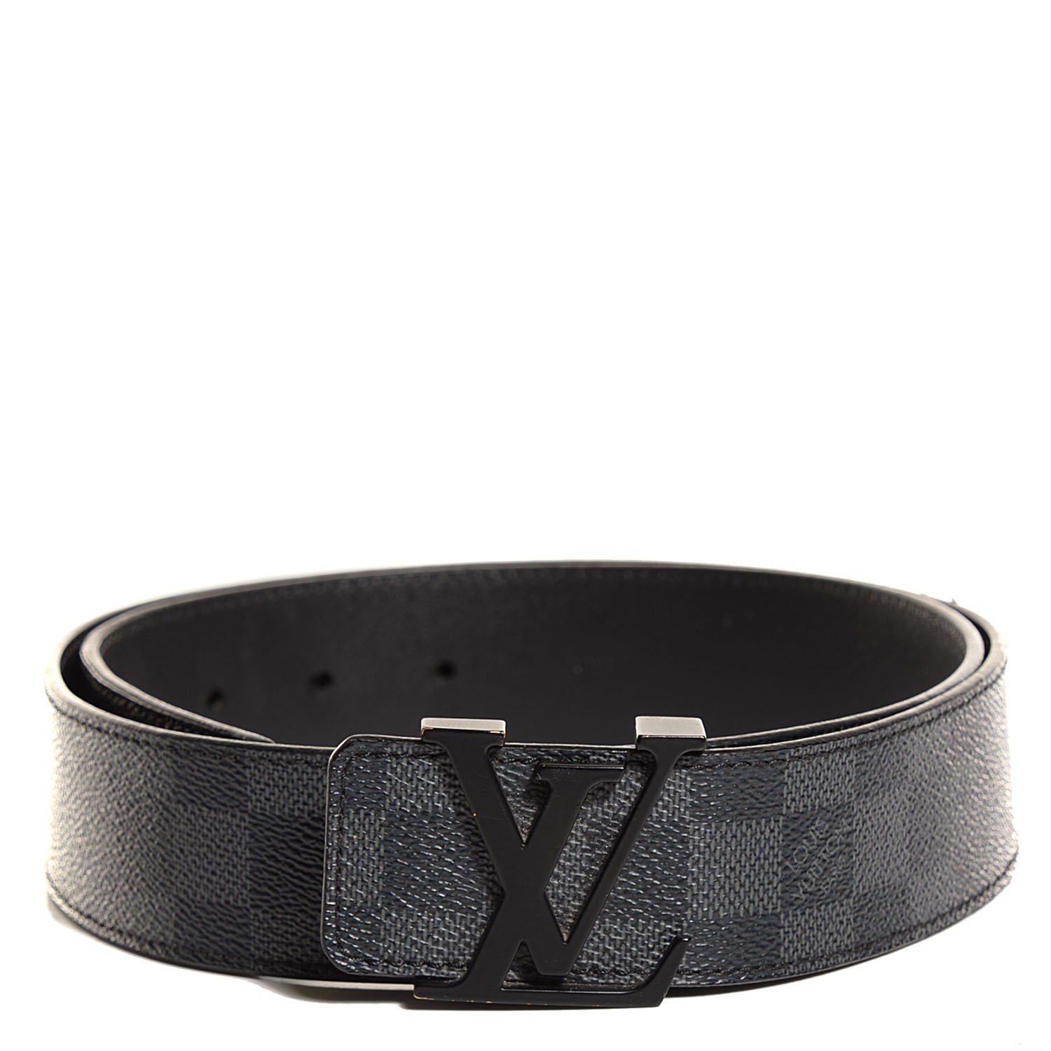 damier graphite belt