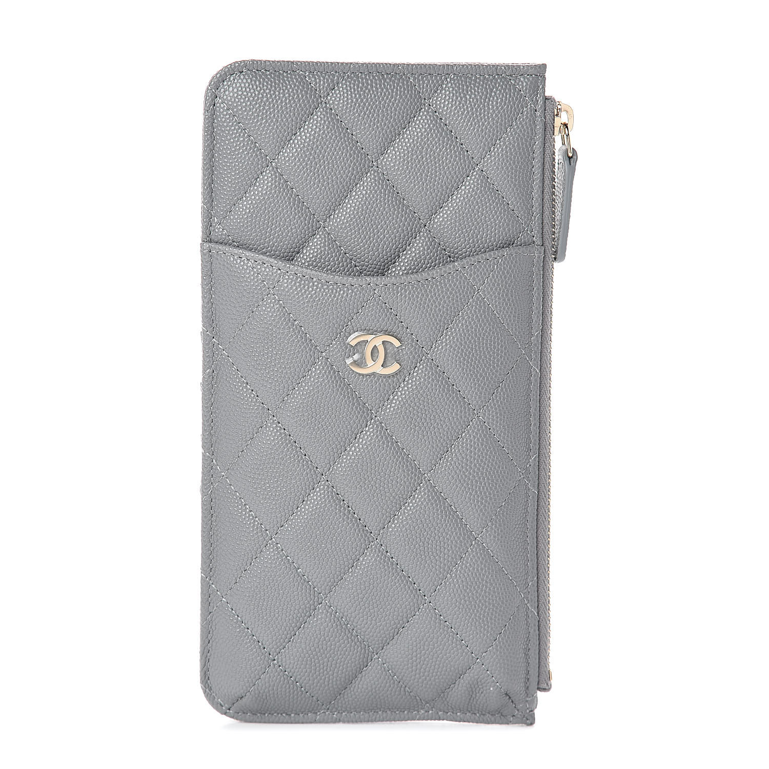 chanel classic flat wallet pouch