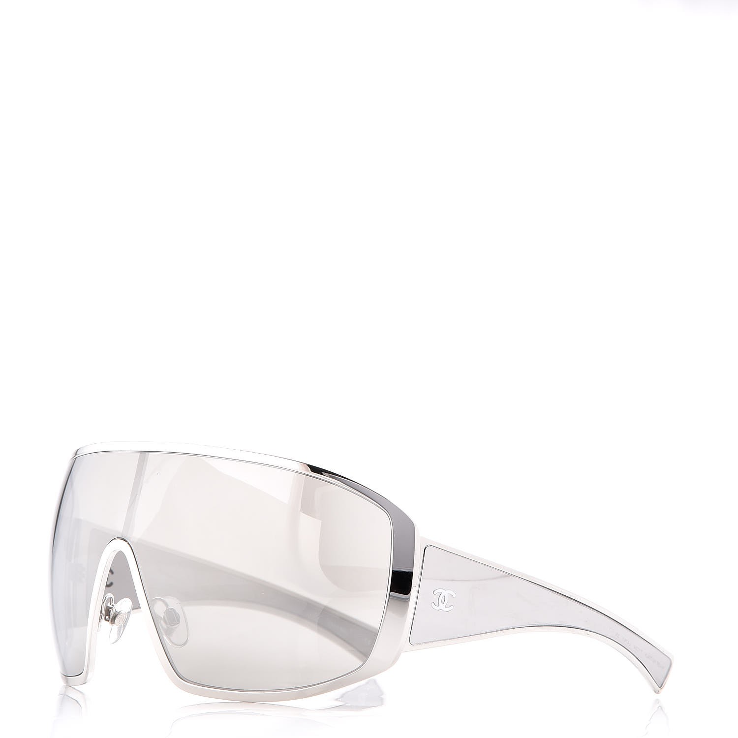 chanel shield runway sunglasses