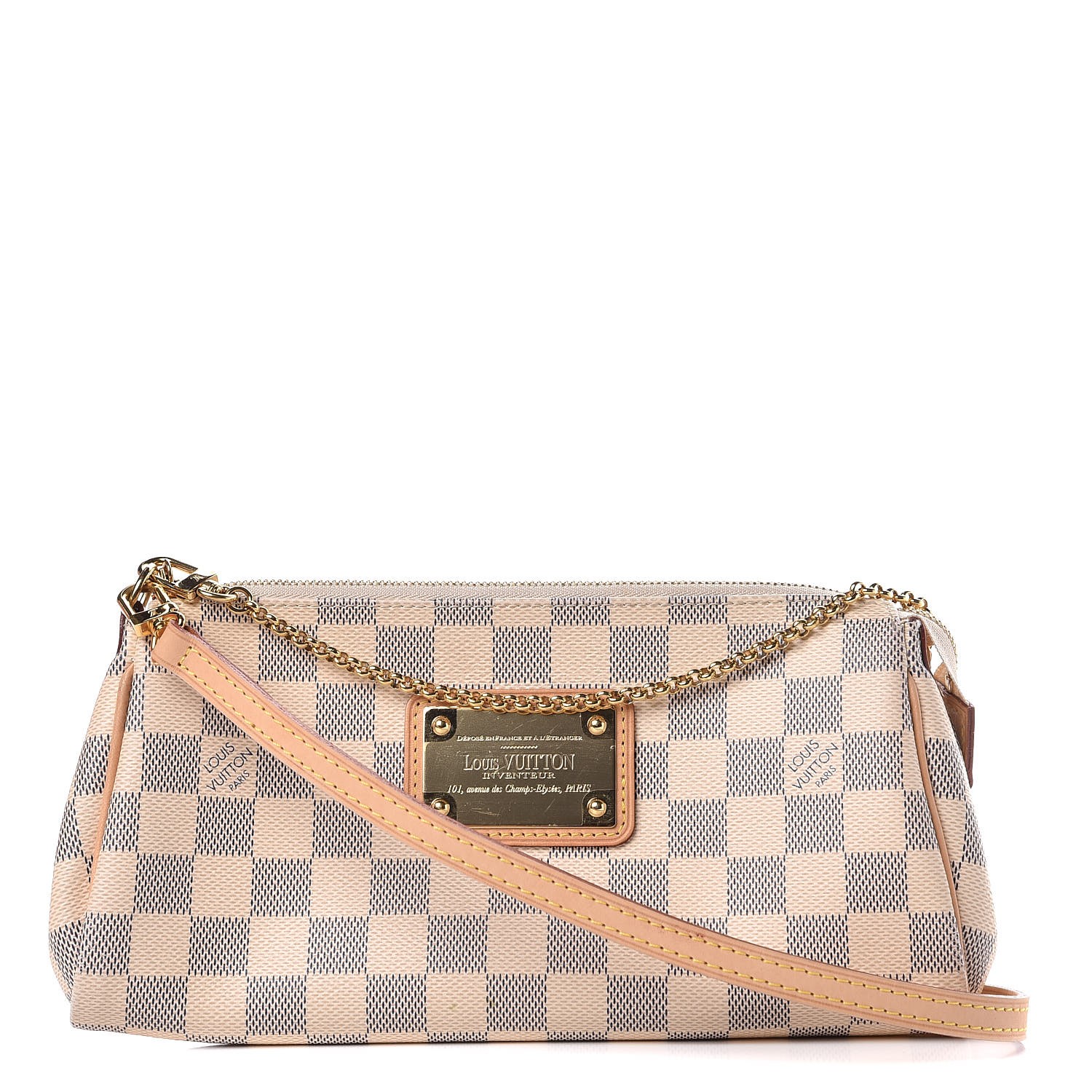 louis vuitton eva azur damier