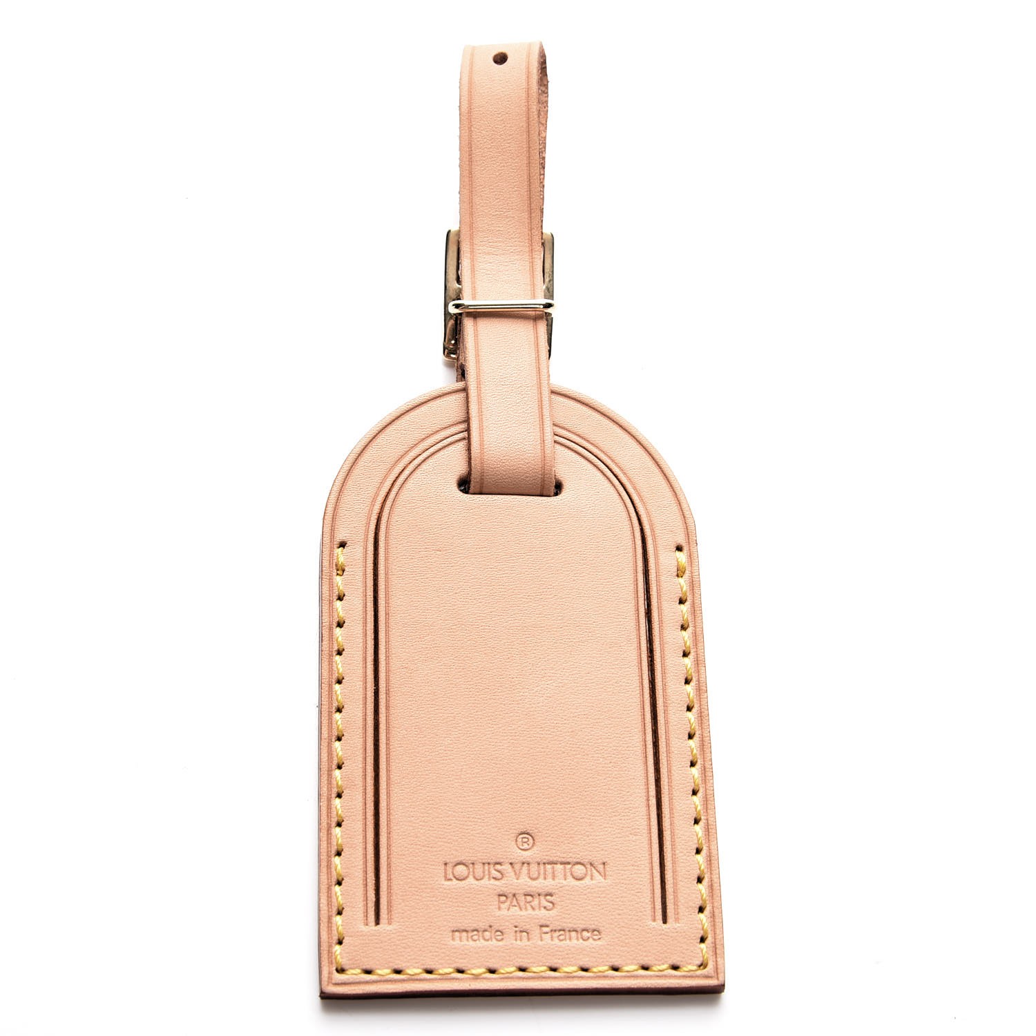 vachetta luggage tag