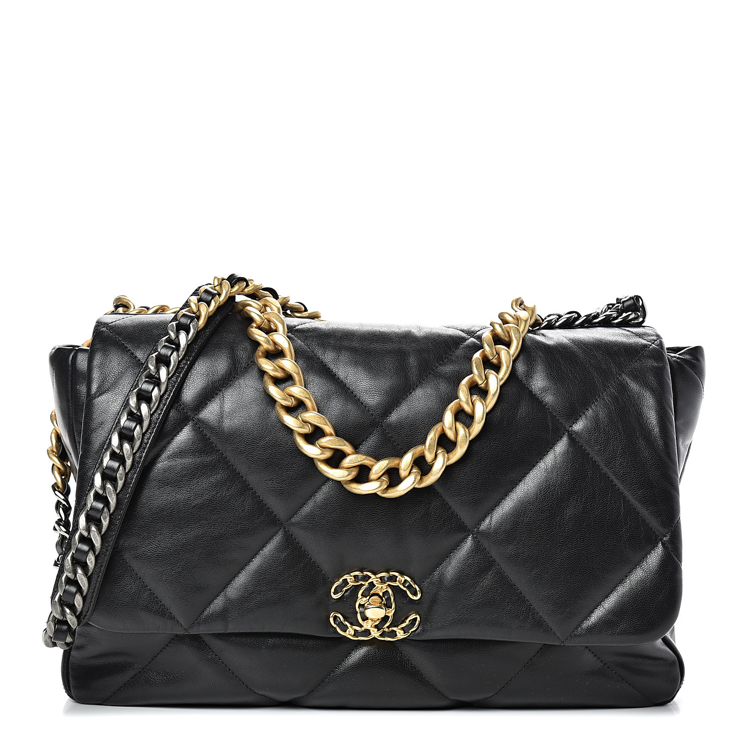 chanel handbag black quilted