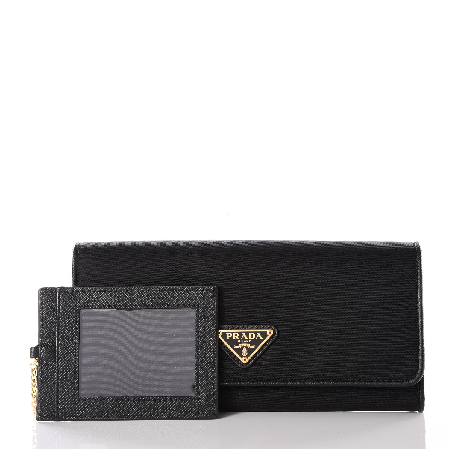 prada tessuto nylon wallet