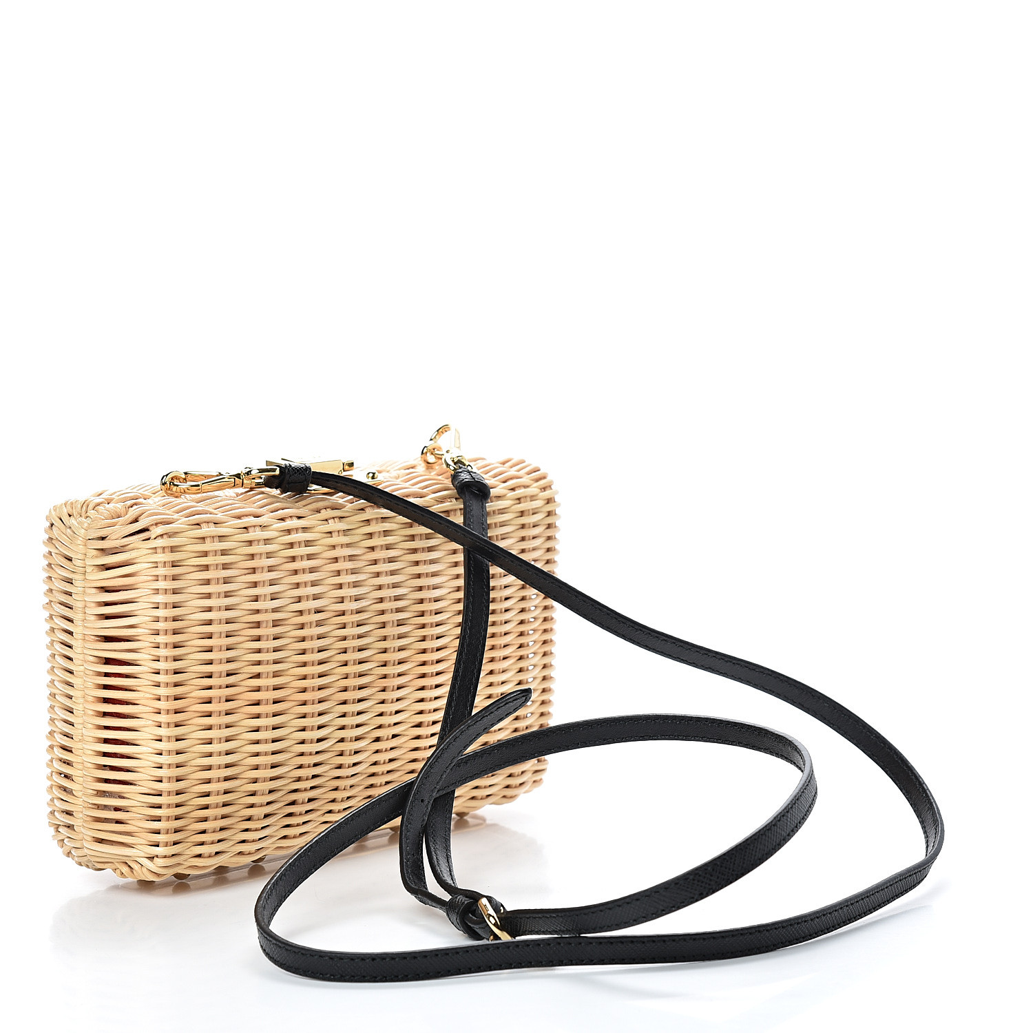 prada basket clutch