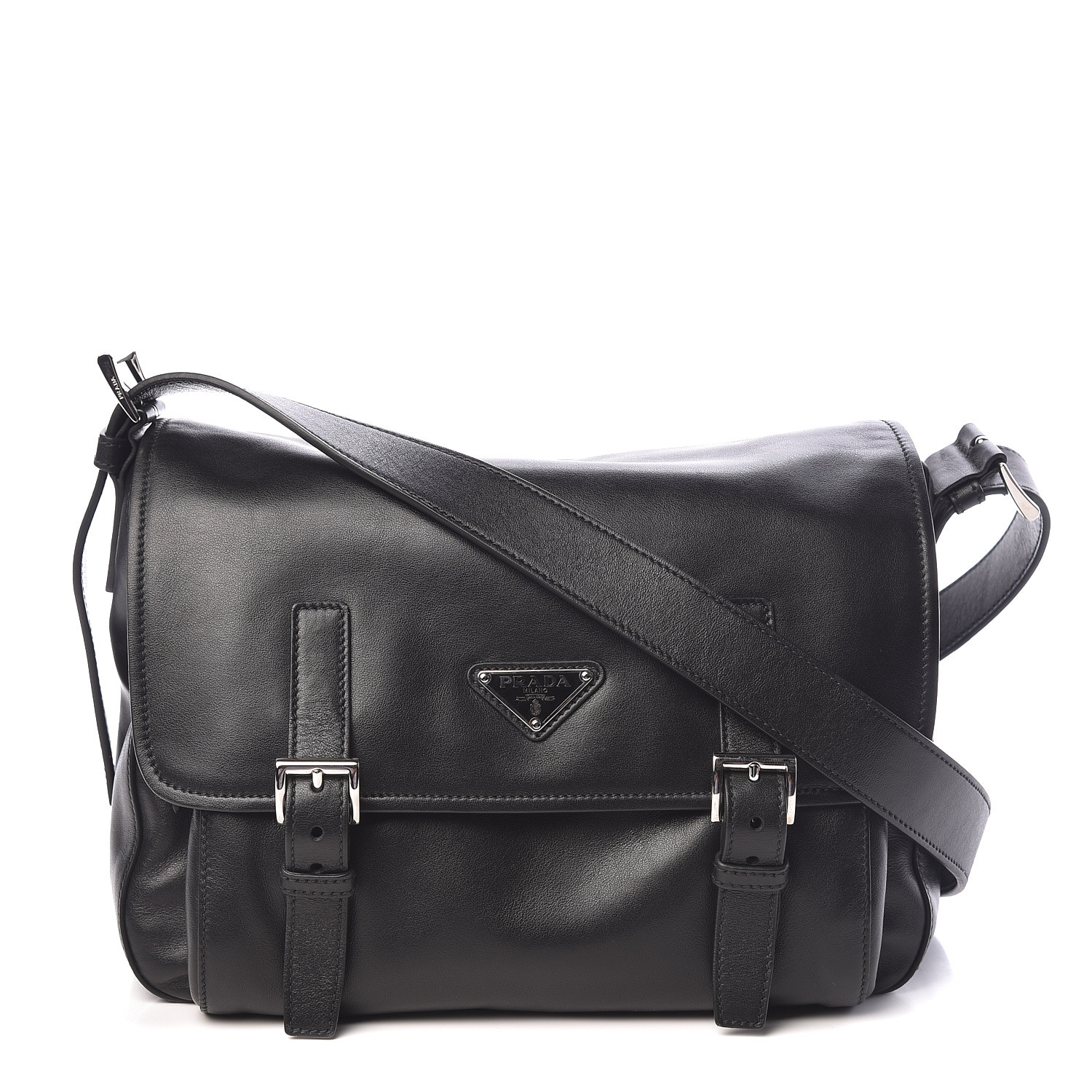 black prada messenger bag