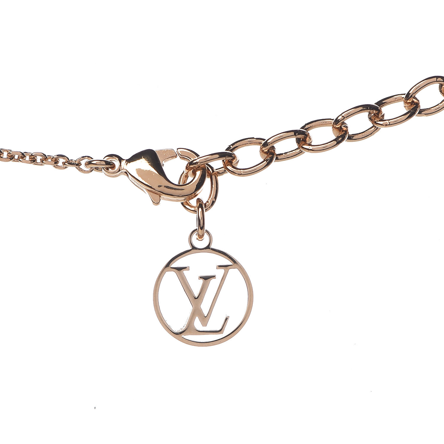 LOUIS VUITTON LV And Me AT Necklace Gold 470904