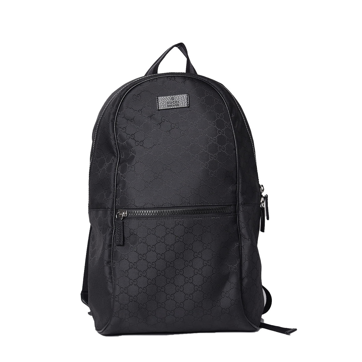 gucci slim backpack gg black