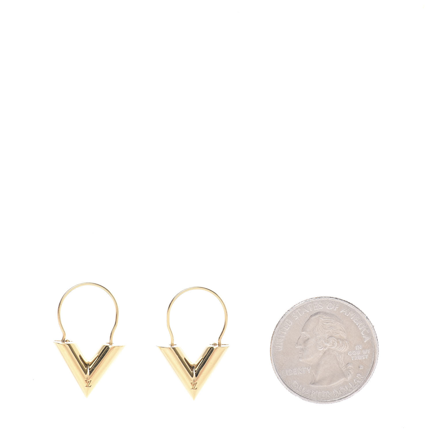 Essential V Stud Earrings S00 - Fashion Jewellery