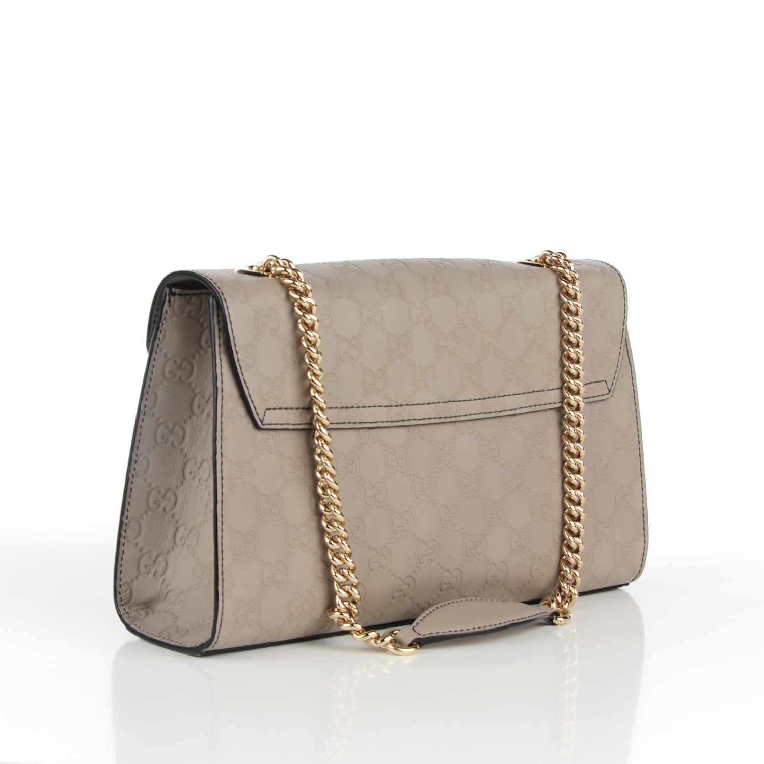 gucci emily guccissima chain shoulder bag