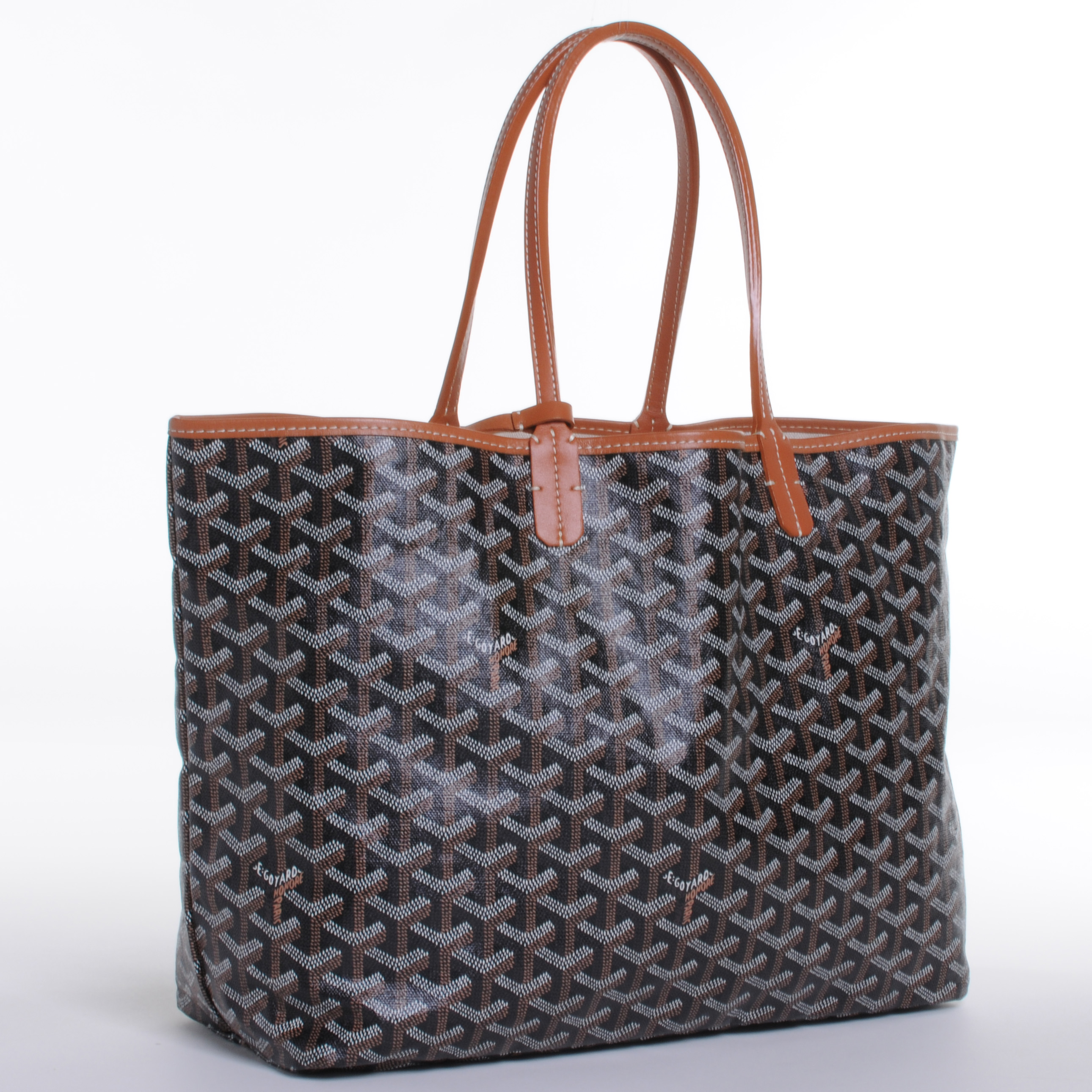 goyard st louis pm black tan