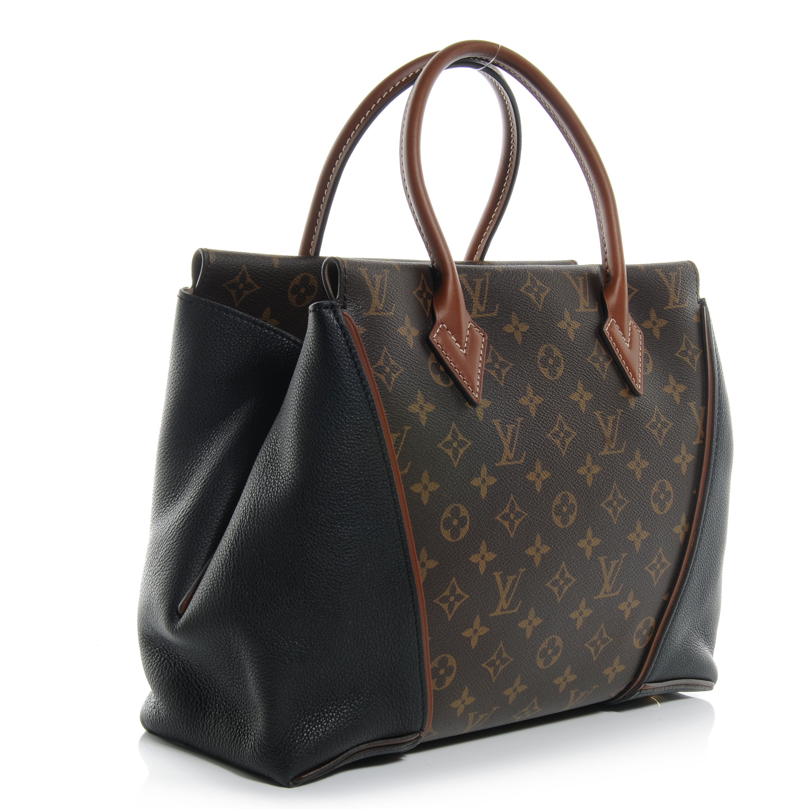 Louis Vuitton Monogram Tote W Pm Black 59377