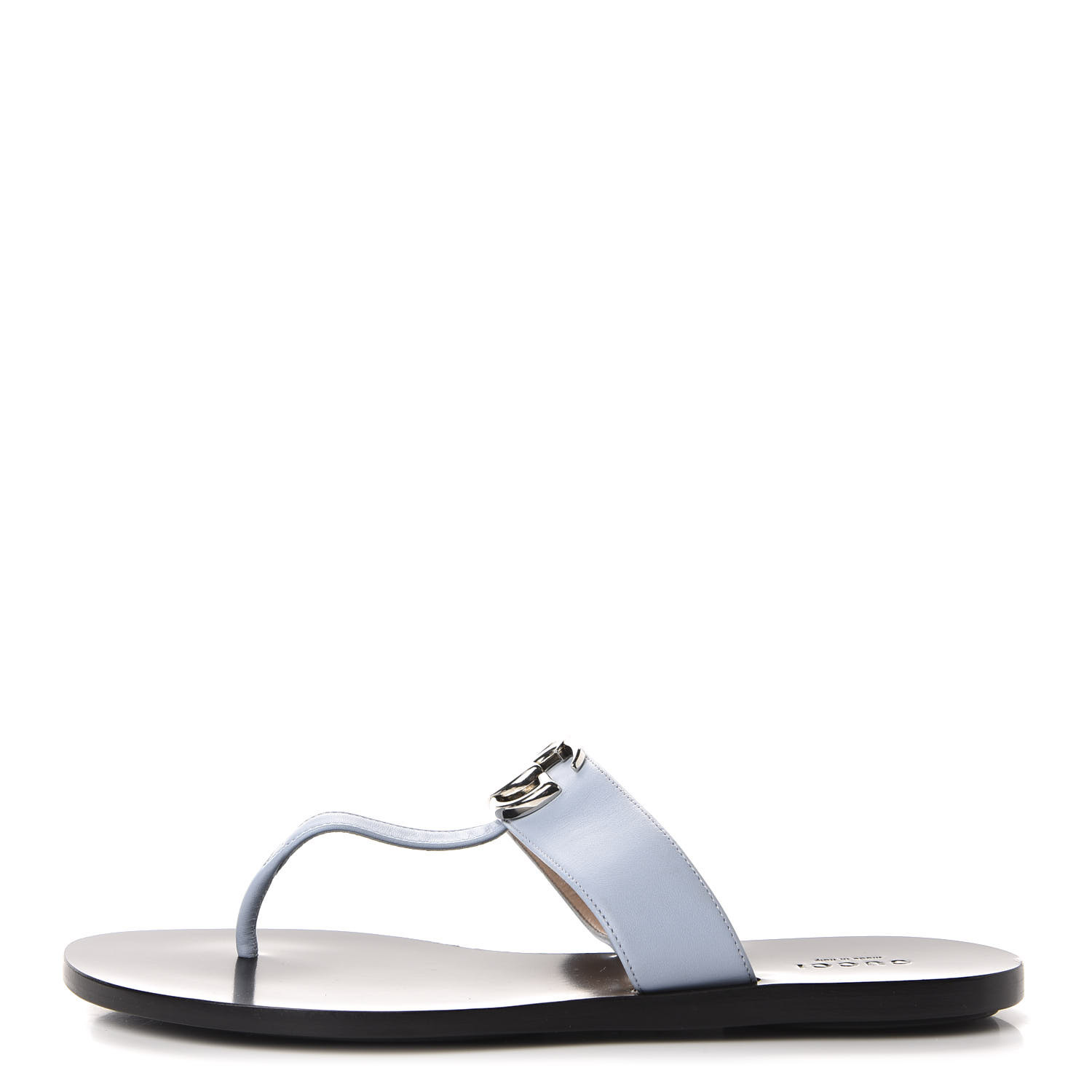 light blue gucci thong sandals