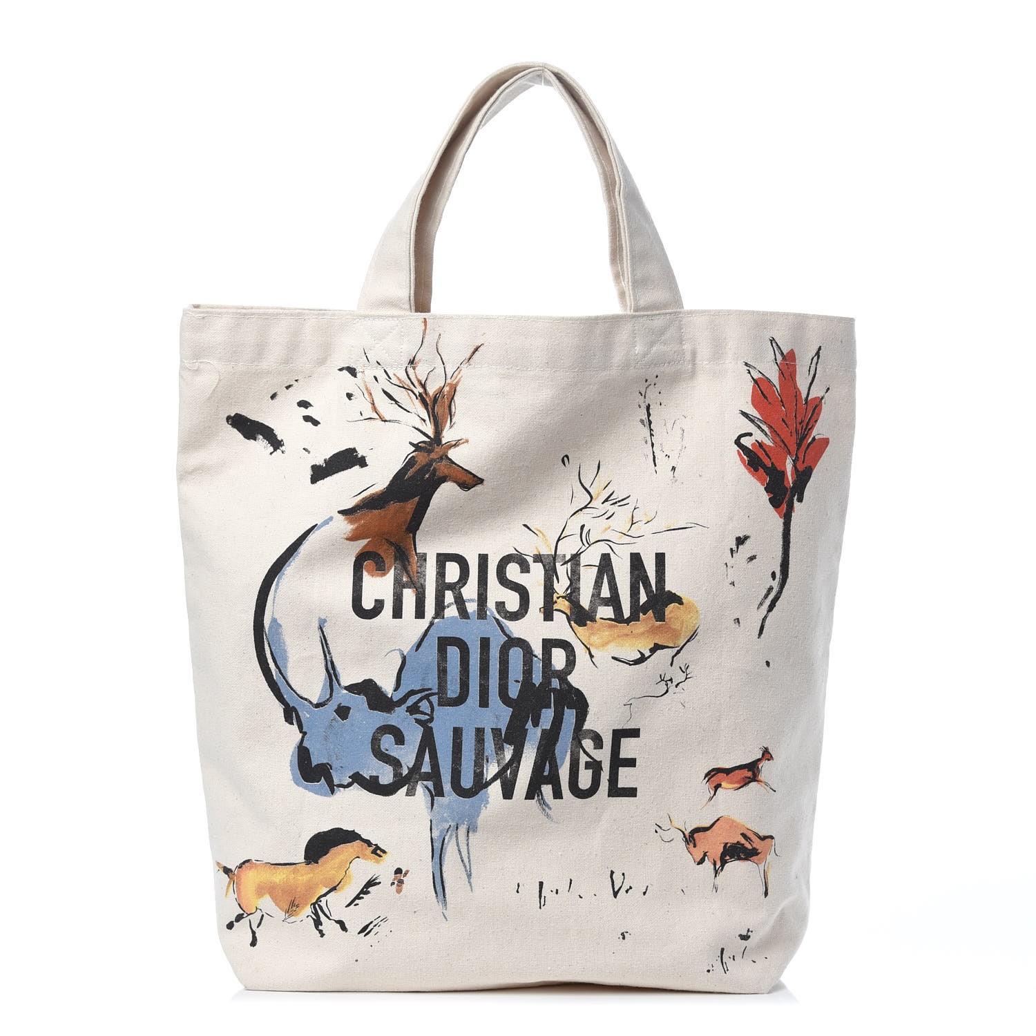 christian dior canvas tote