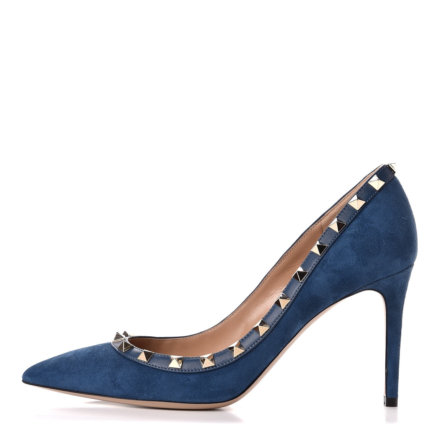 blue suede valentino rockstud