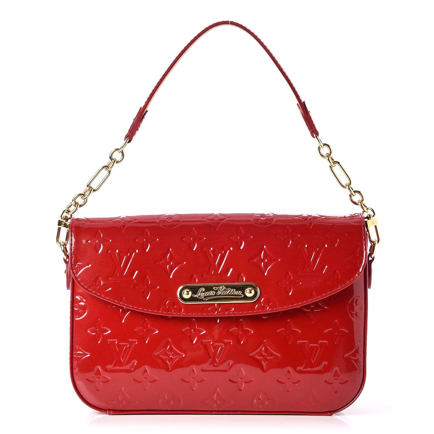 Louis Vuitton Red Monogram Vernis RODEO DRIVE Bag