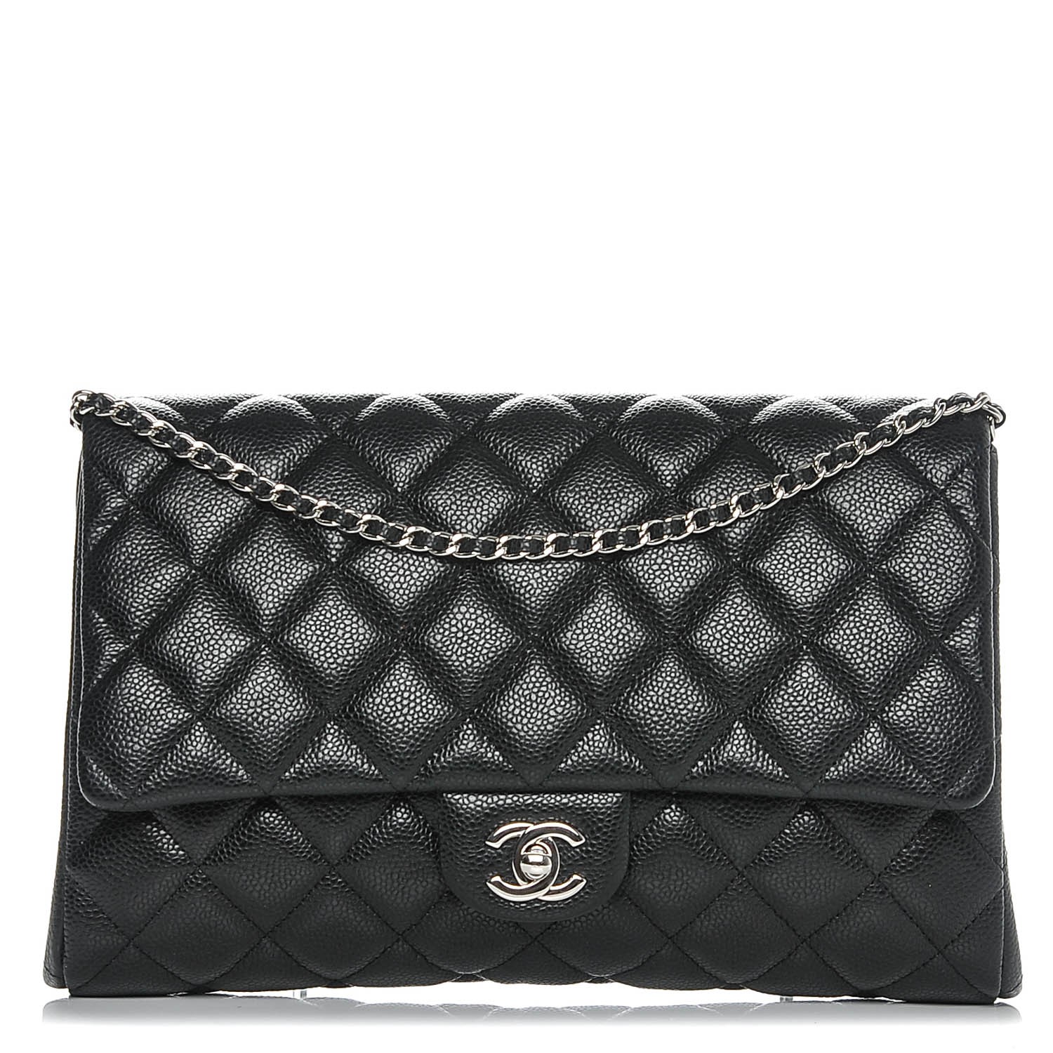 chanel caviar clutch bag