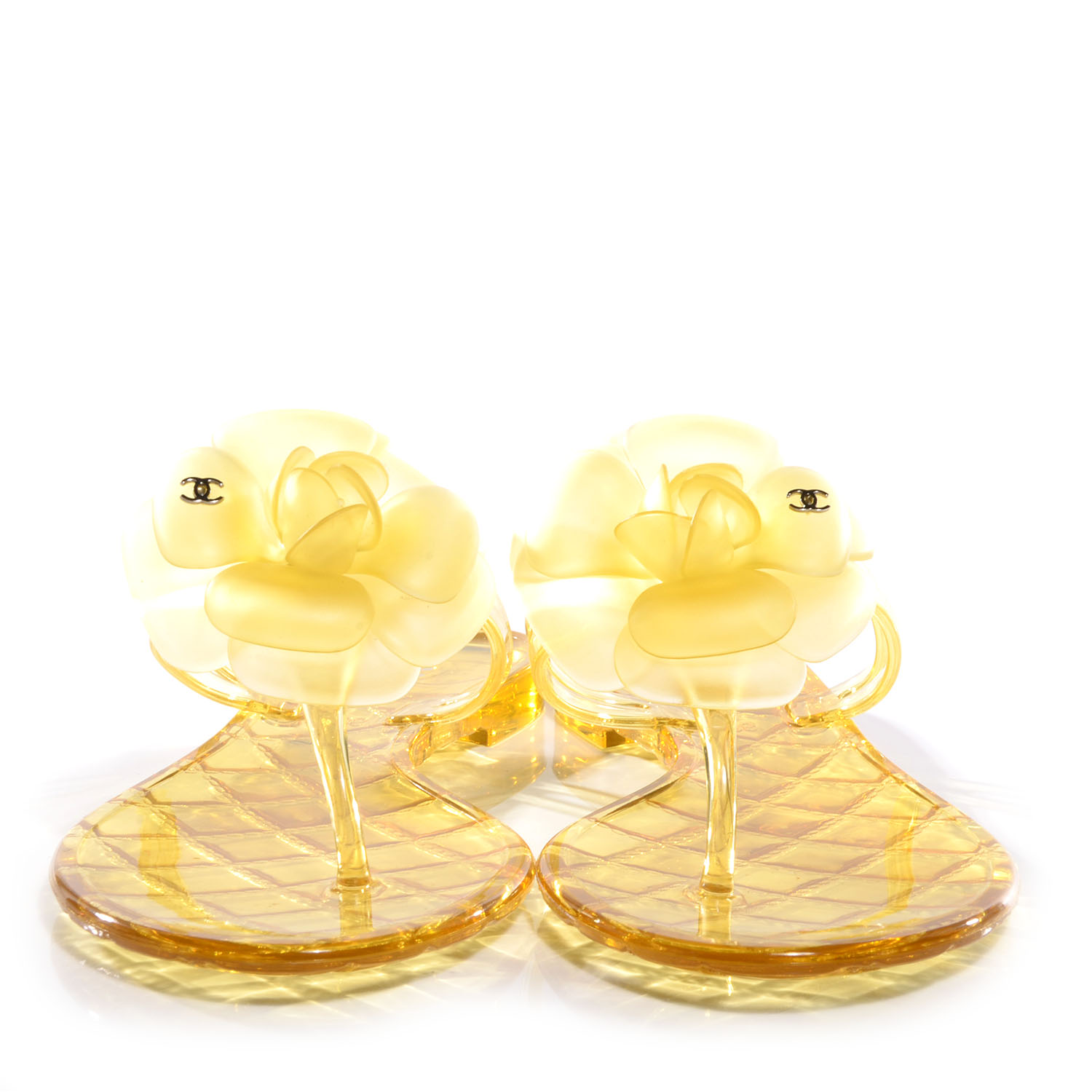 chanel jelly sandals