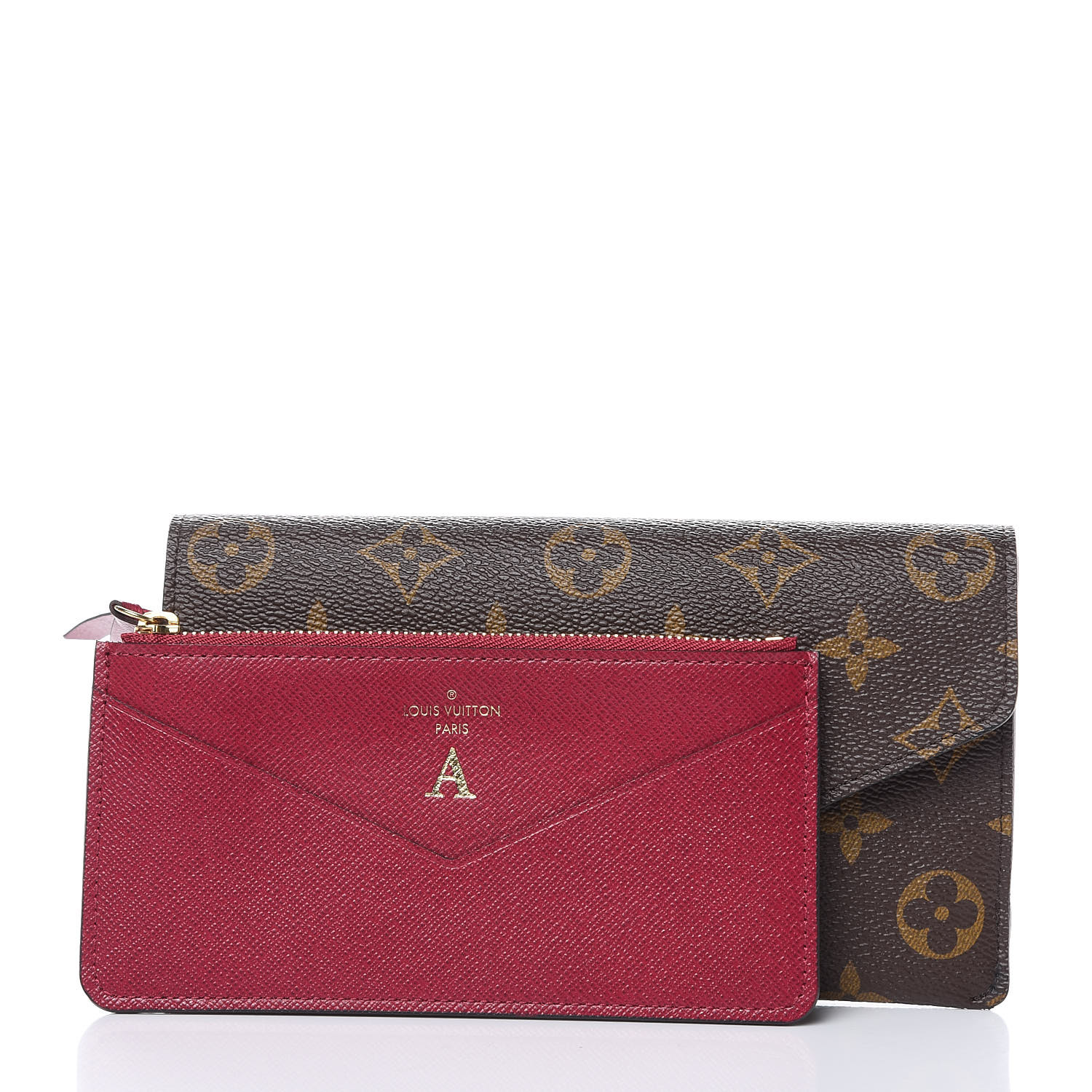 Bags, Authentic Louis Vuitton Jeanne Wallet Fuchsia Card Holder Only