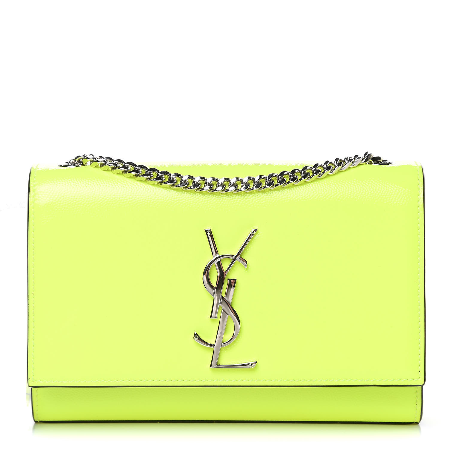 neon yellow ysl bag