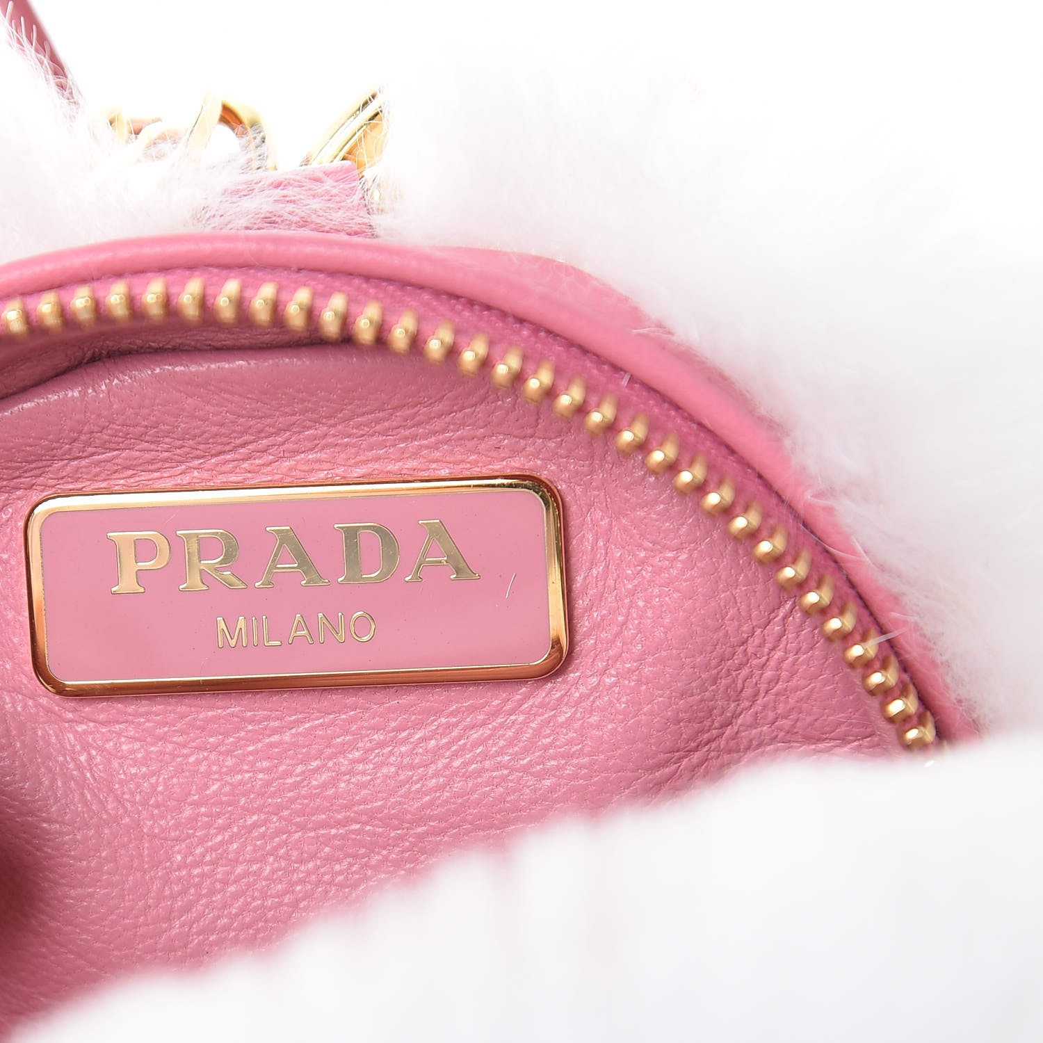 prada pink heart bag