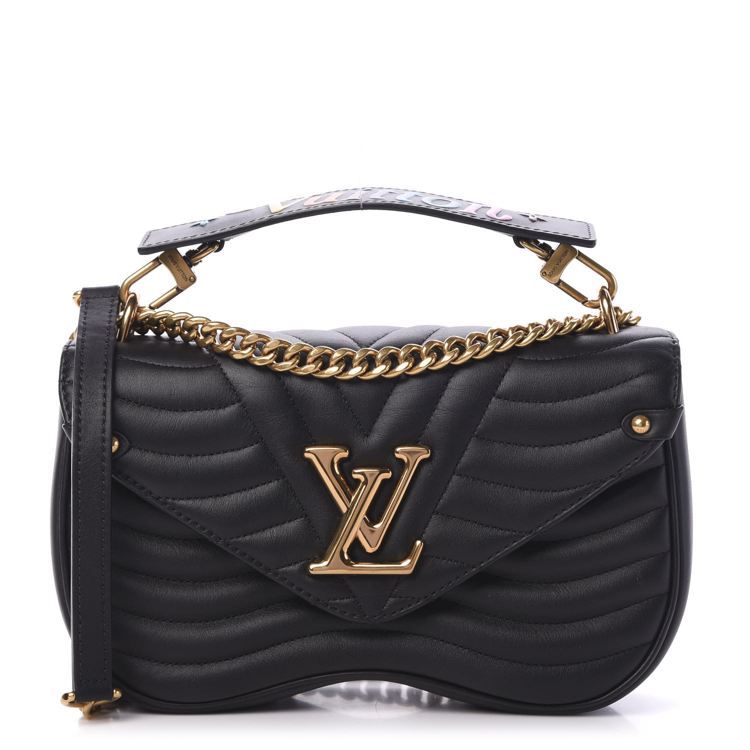 Black Louis Vuitton Crossbody With Chain | semashow.com